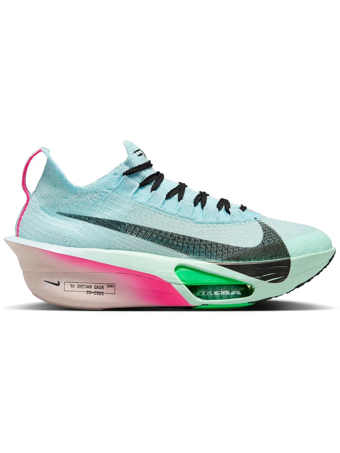 Женские кроссовки для бега с карбоновой пластиной Nike Air Zoom Alphafly Next% 3 — изображение 1 из 1, синий зеленый черный