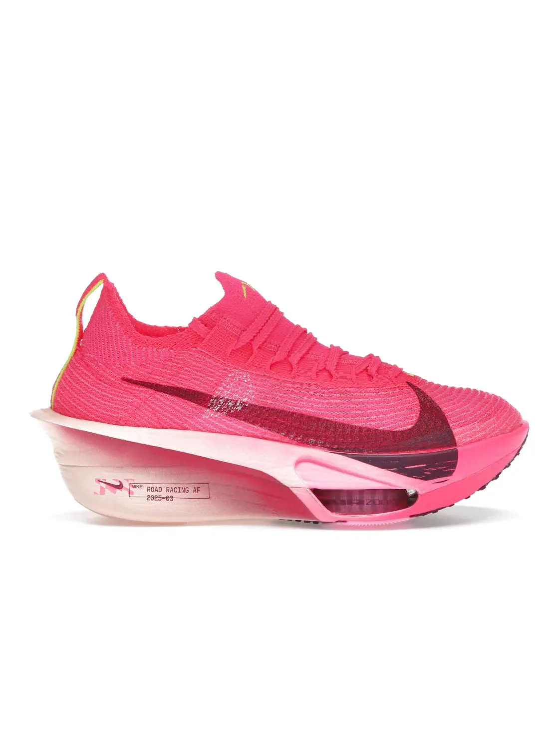 Женские кроссовки для бега с технологией Air Zoom Alphafly Next% 3 Nike — изображение 1 из 4, розовый//розовый