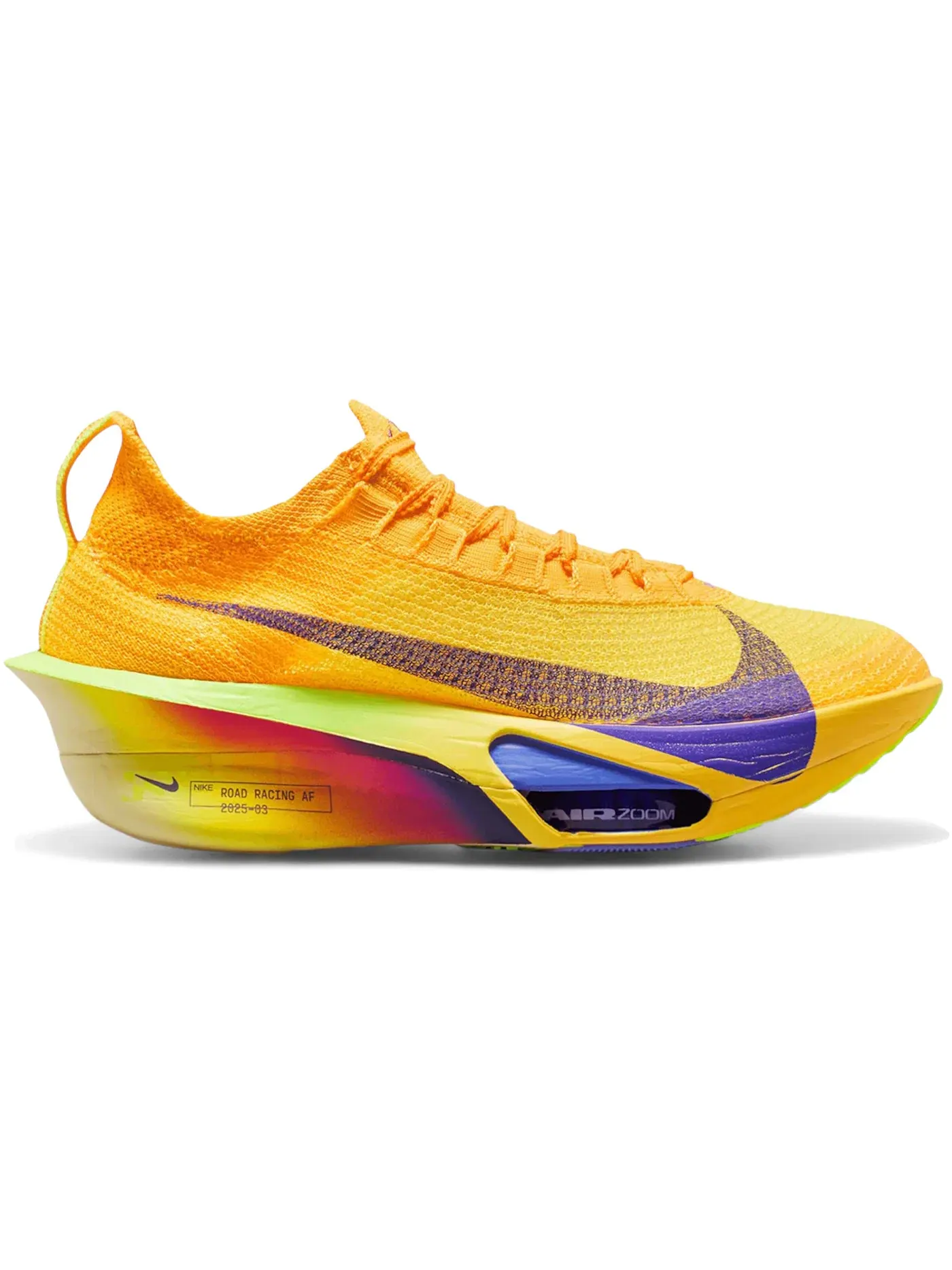 Женские кроссовки для бега с карбоновой пластиной Nike Air Zoom Alphafly Next% 3 — изображение 1 из 1, оранжевый///индиго
