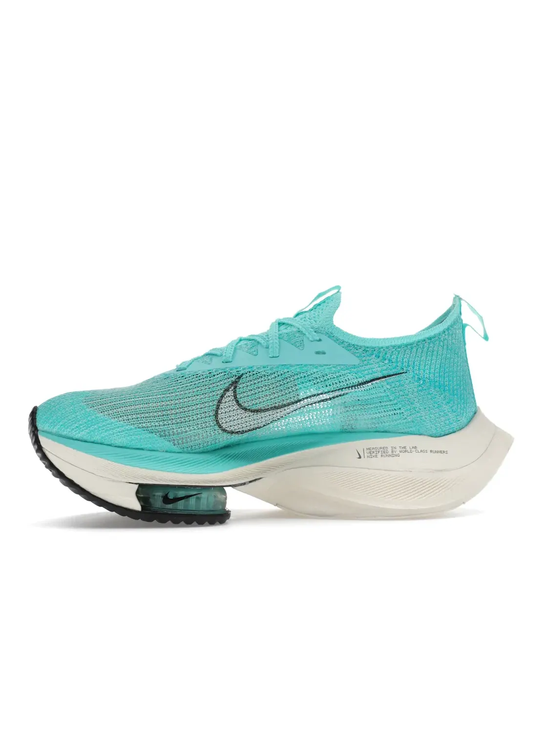 Женские кроссовки для бега с технологией Flyknit Nike Air Zoom Alphafly Next — изображение 3 из 4, белый-черный-голубой
