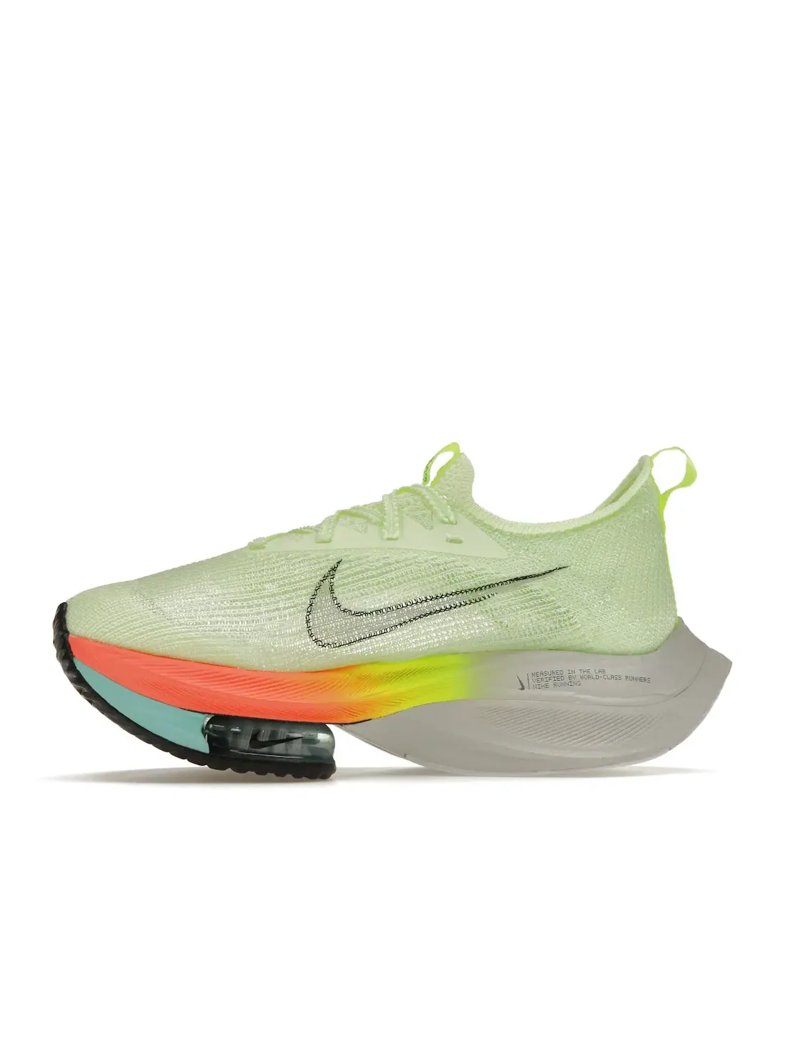 Женские кроссовки для бега с карбоновой пластиной Nike Air Zoom Alphafly Next% — изображение 3 из 4, оранжевый//черный