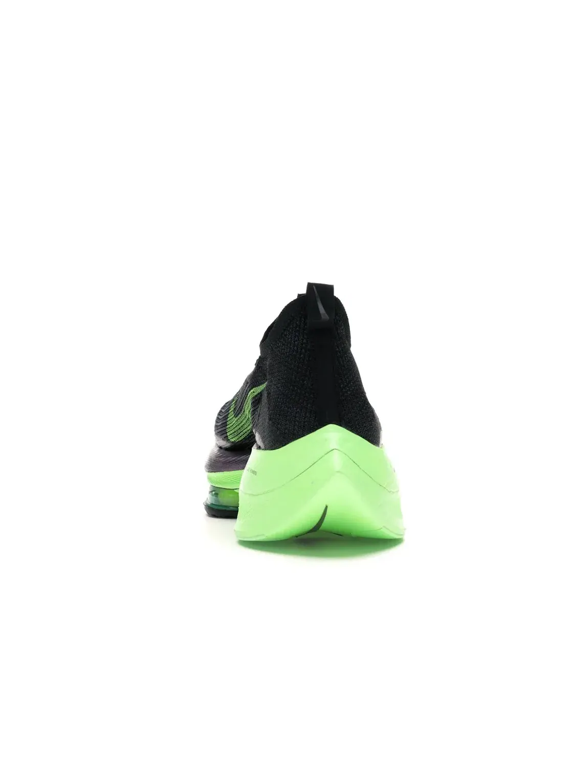 Мужские кроссовки с карбоновой пластиной Nike Air Zoom Alphafly Next% — изображение 4 из 4, черный/зеленый