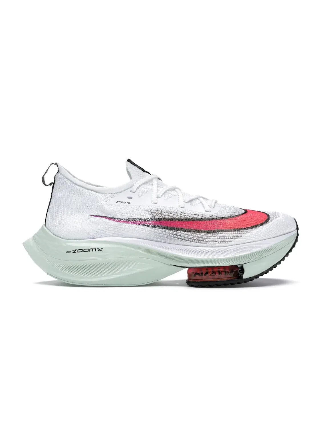 Мужские кроссовки с карбоновой пластиной Nike Air Zoom Alphafly Next% Nike — изображение 1 из 4, белый/черный-красный