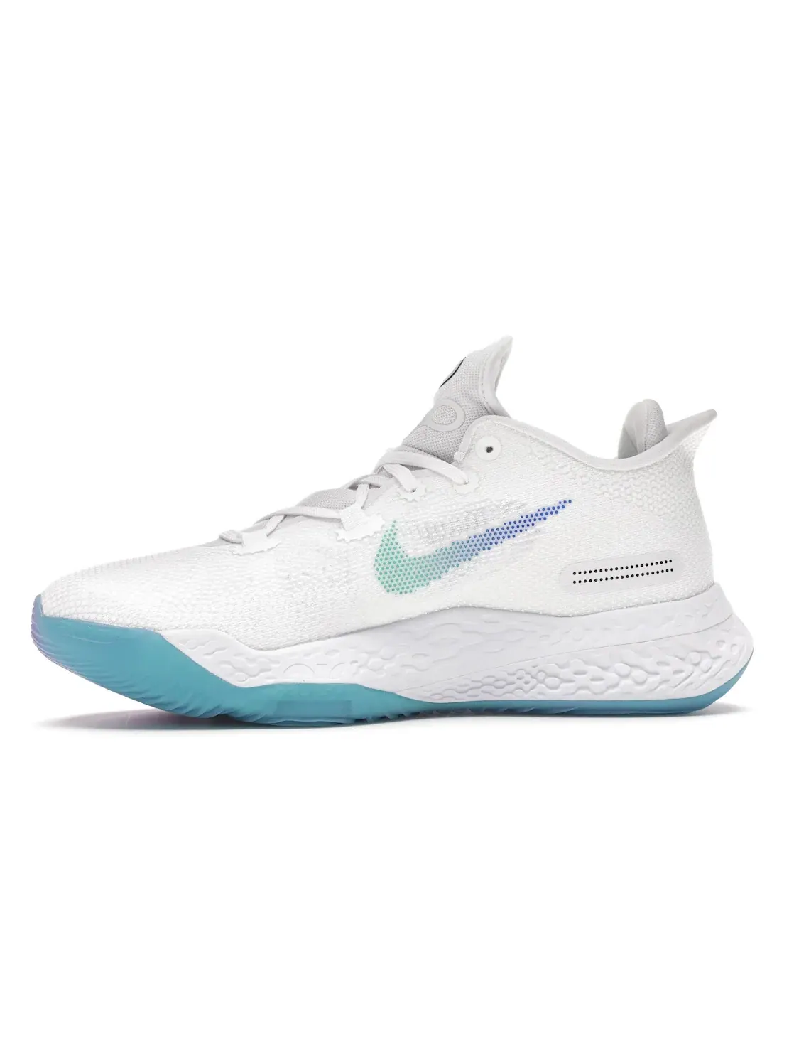 Мужские баскетбольные кроссовки Nike Air Zoom BB NXT Rawthentic — изображение 3 из 4, белый/фиолетовый-белый