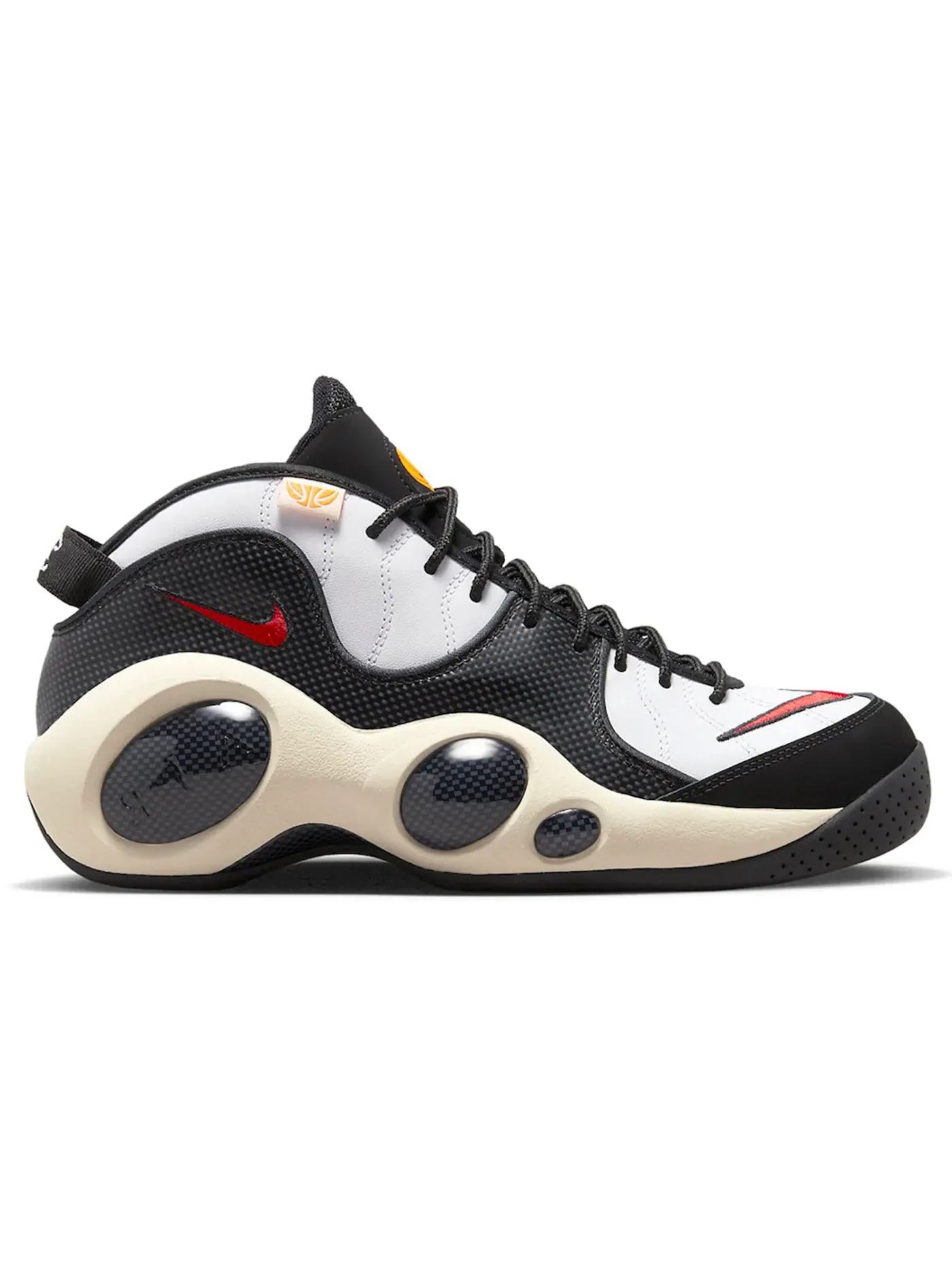 Мужские кроссовки Lifestyle Nike Air Zoom Flight 95 — изображение 1 из 1, белый/красный/оранжевый