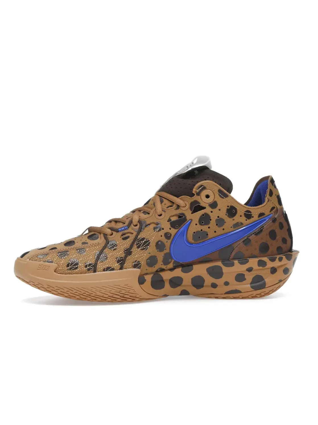 Мужские кроссовки для баскетбола с тематическим дизайном Nike Air Zoom GT Cut 3 — изображение 3 из 4, коричневый