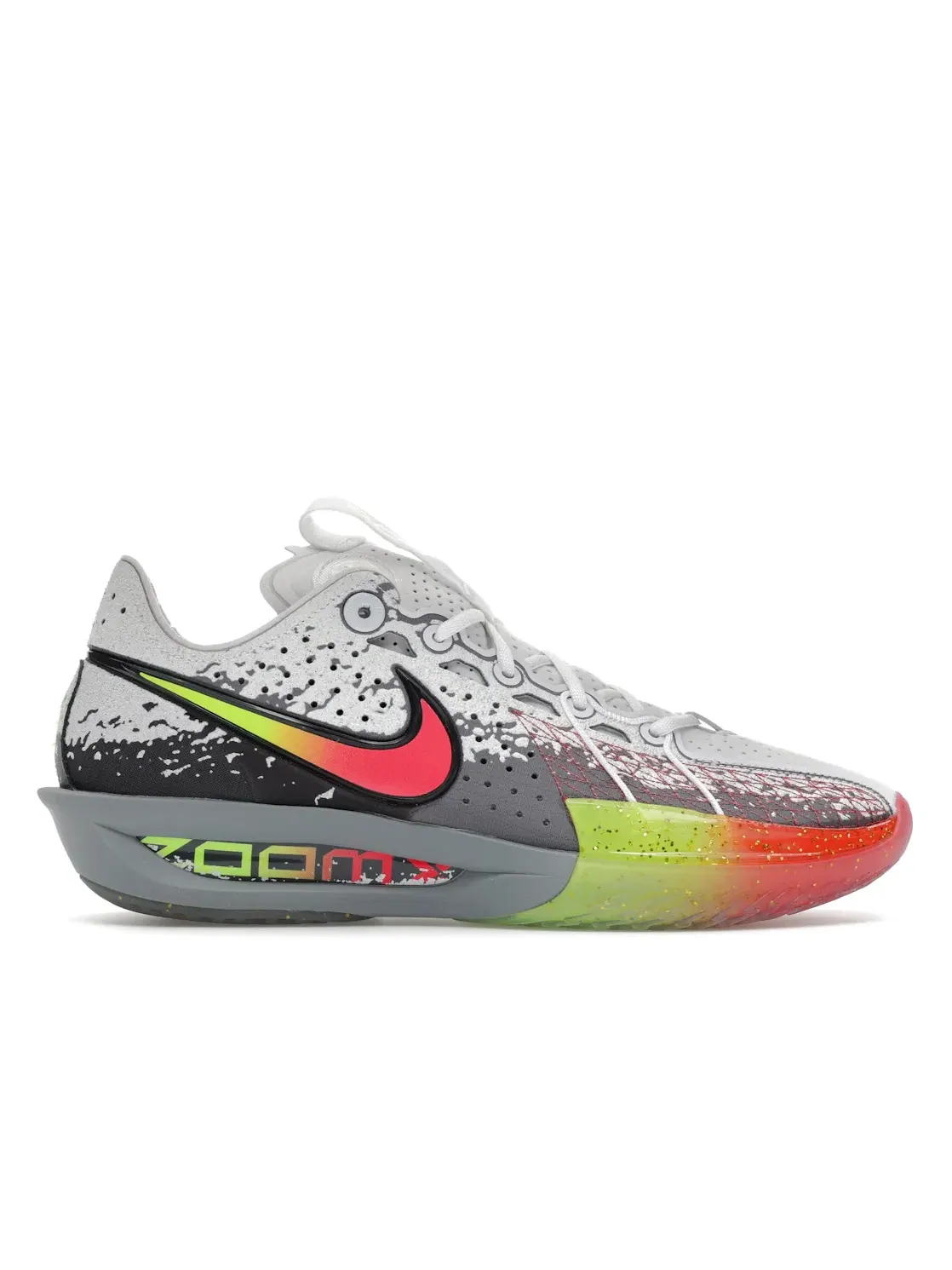 Мужские кроссовки с амортизацией Nike Air Zoom GT Cut 3 Nike — изображение 1 из 4, серый/яркий
