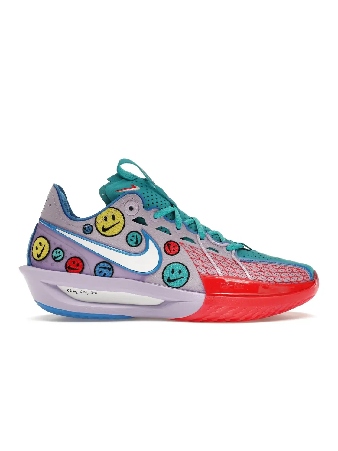 Мужские кроссовки с принтом Nike Air Zoom GT Cut 3 Nike — изображение 1 из 4, лайловый