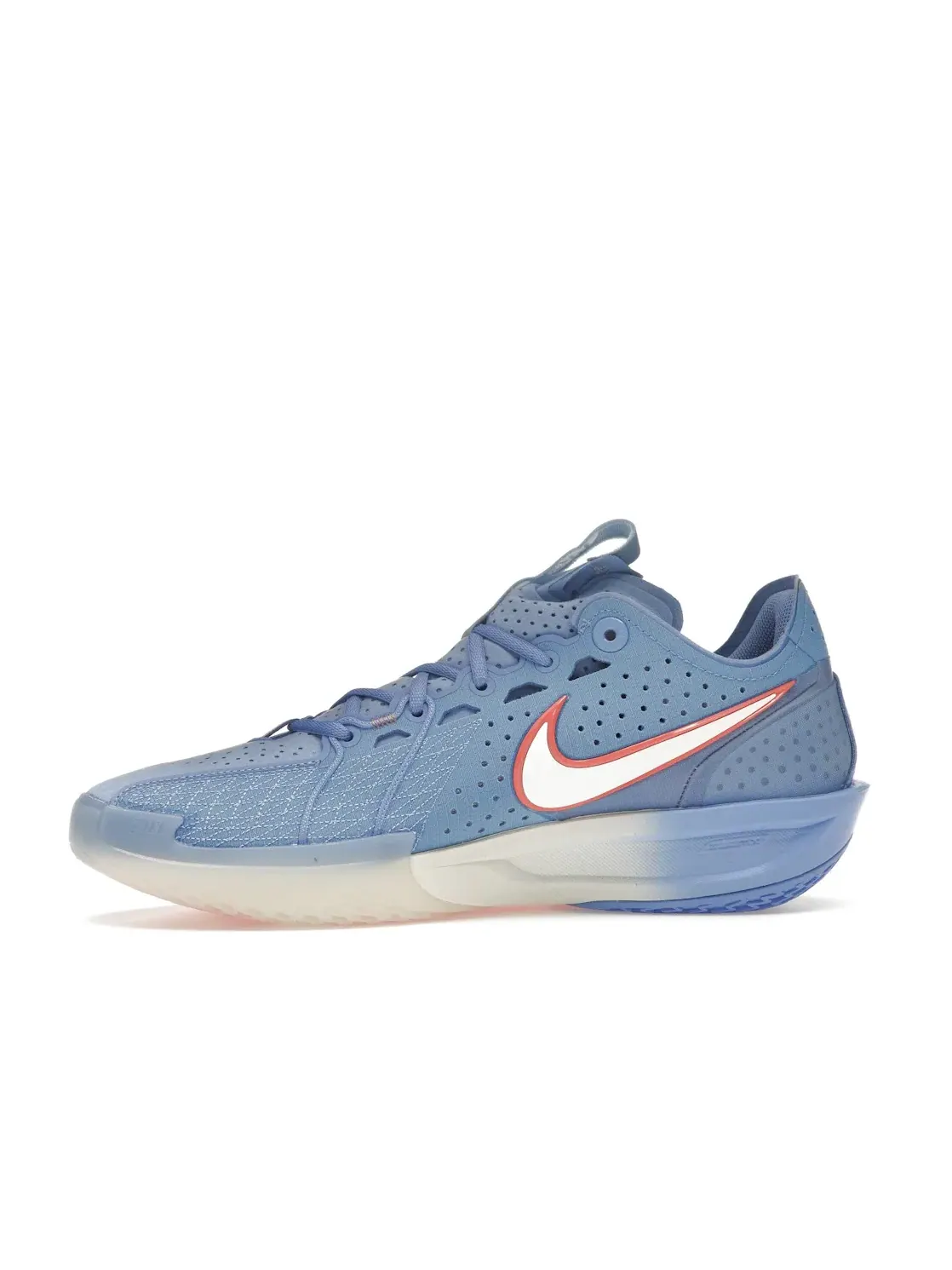 Женские кроссовки для баскетбола Nike Air Zoom GT Cut 3, Royal Pulse/Light Wild Mango/Plum Dust/Sail — изображение 3 из 4