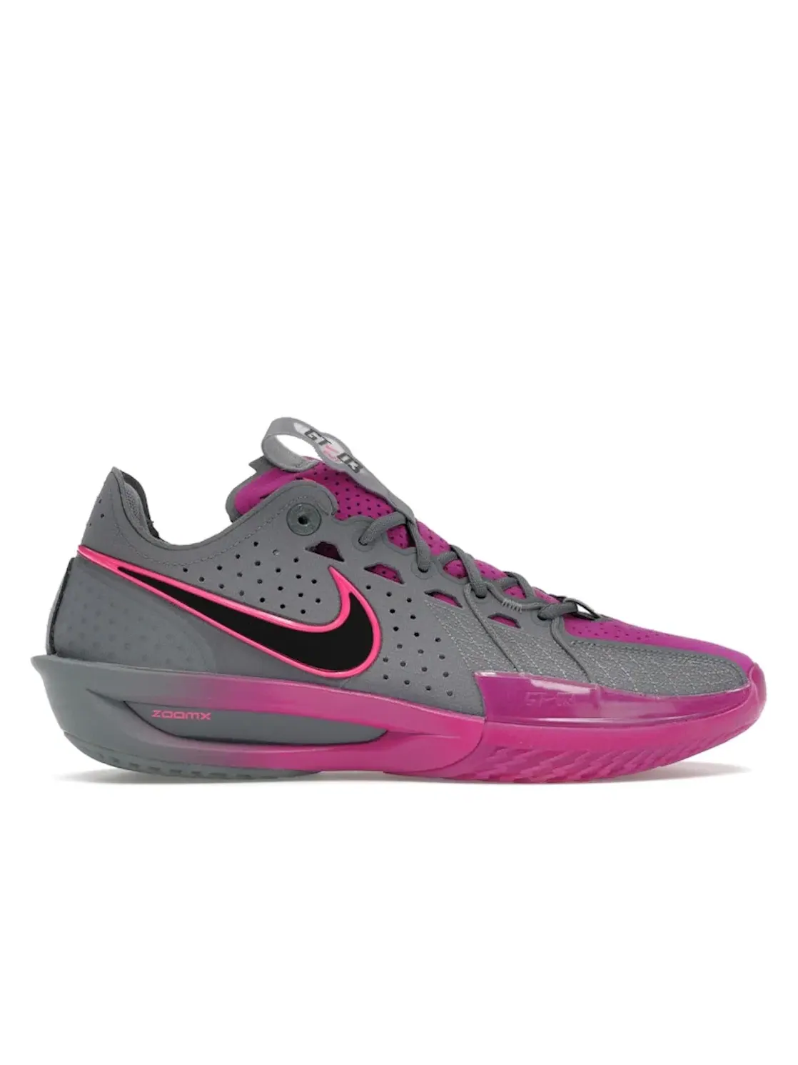 Мужские кроссовки для баскетбола Nike Air Zoom GT Cut 3 — изображение 1 из 4, серый//розовый/черный