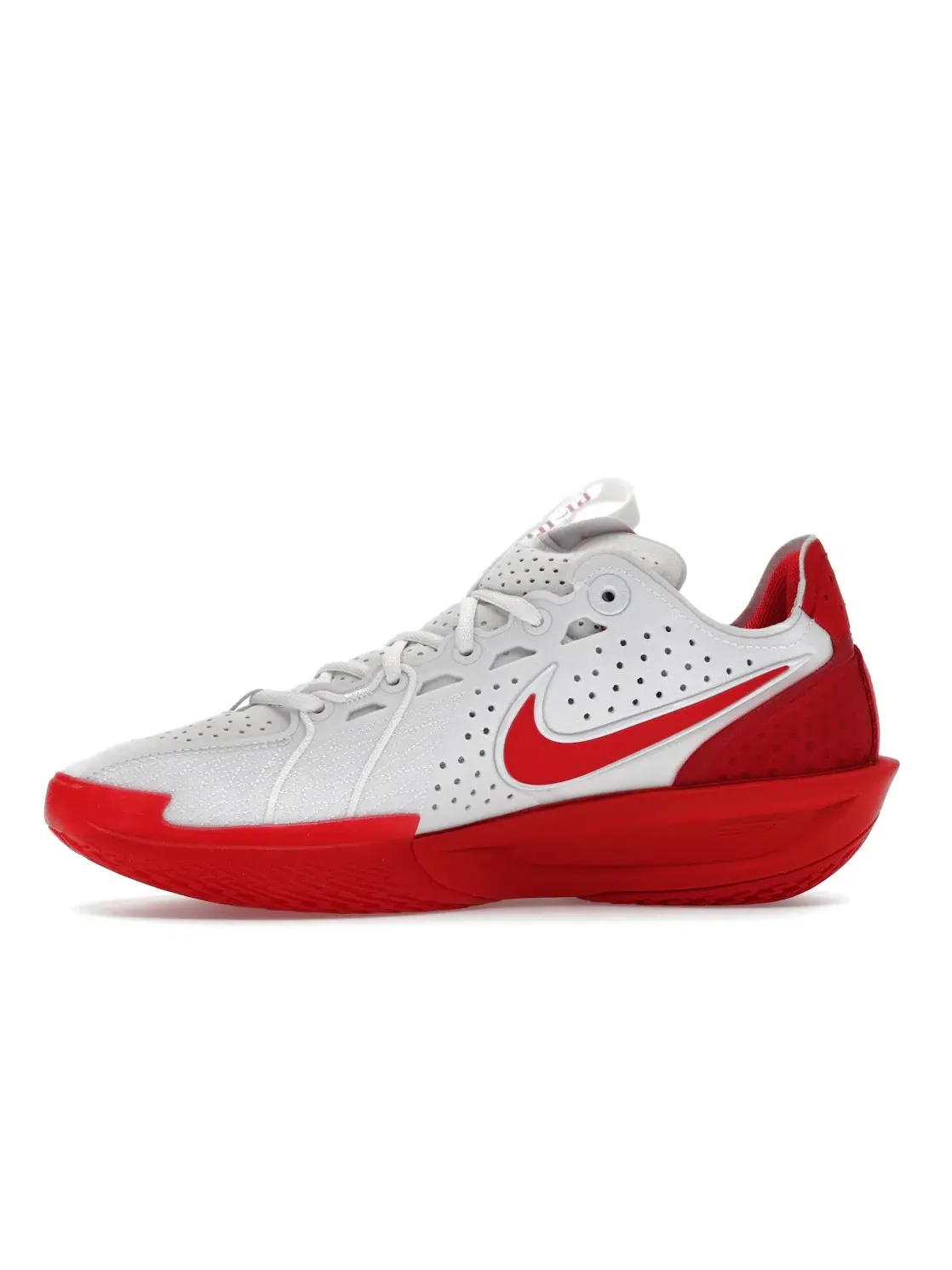 Мужские кроссовки для баскетбола Nike Air Zoom GT Cut 3 TB Nike — изображение 3 из 4, красный яркий белый