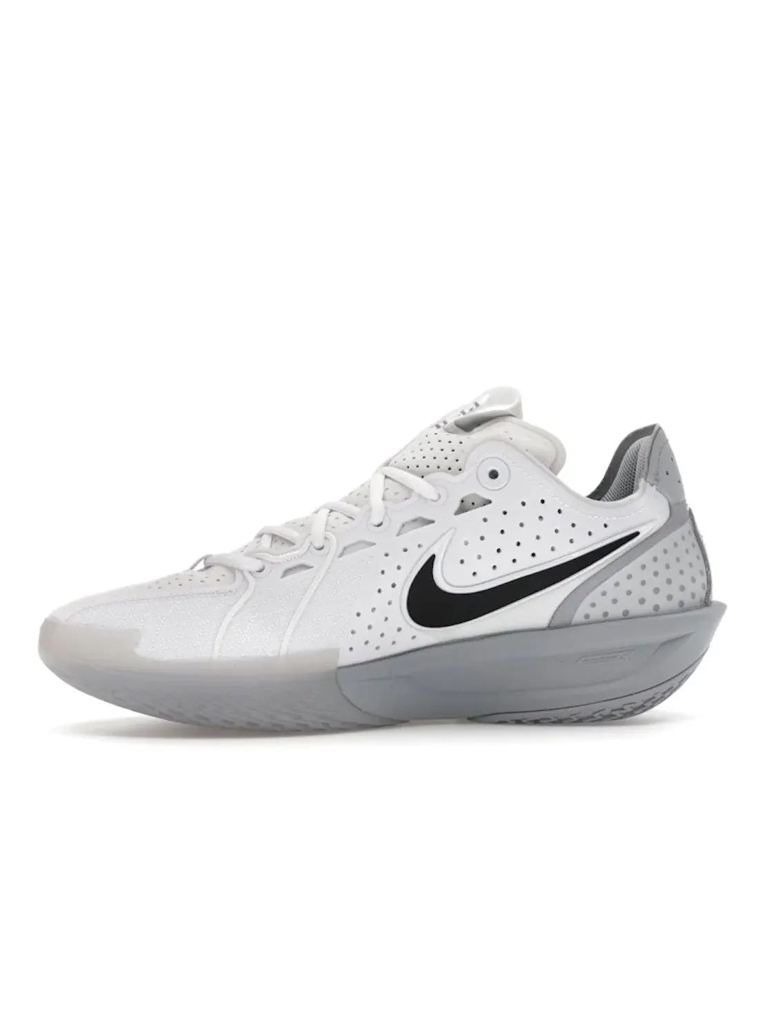 Мужские кроссовки для баскетбола Nike Air Zoom GT Cut 3 TB — изображение 3 из 4, серый/белый//черный