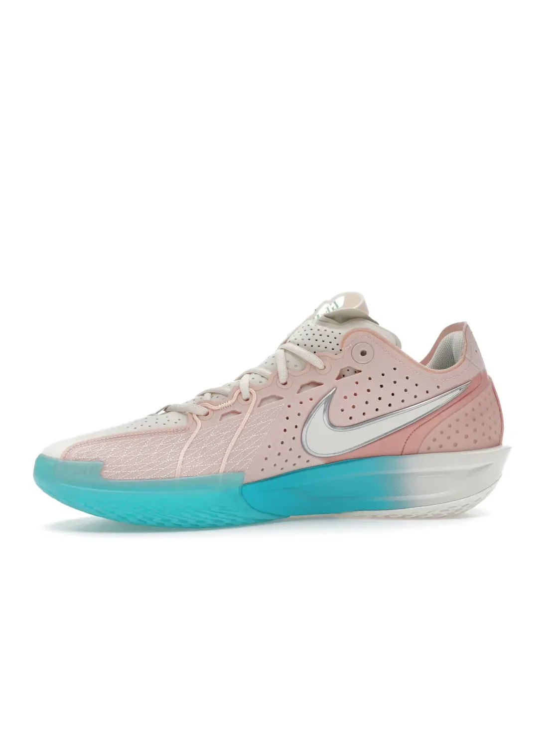 Мужские кроссовки для баскетбола с низким силуэтом Nike Air Zoom GT Cut 3 — изображение 3 из 4, металлик серебристый