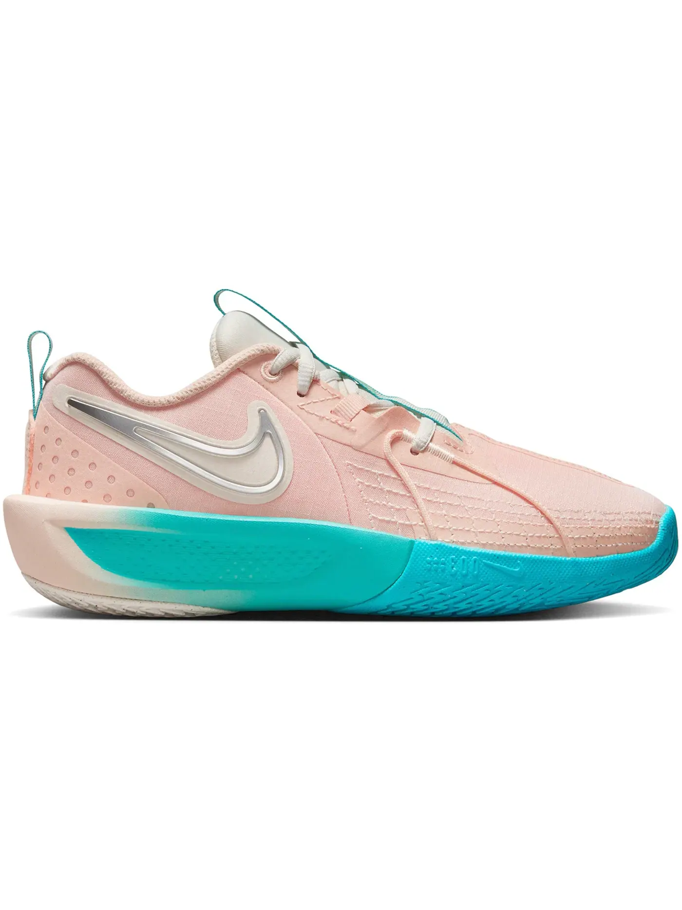 Детские кроссовки для баскетбола Nike Air Zoom GT Cut 3 Nike — изображение 1 из 1, металлик серебристый