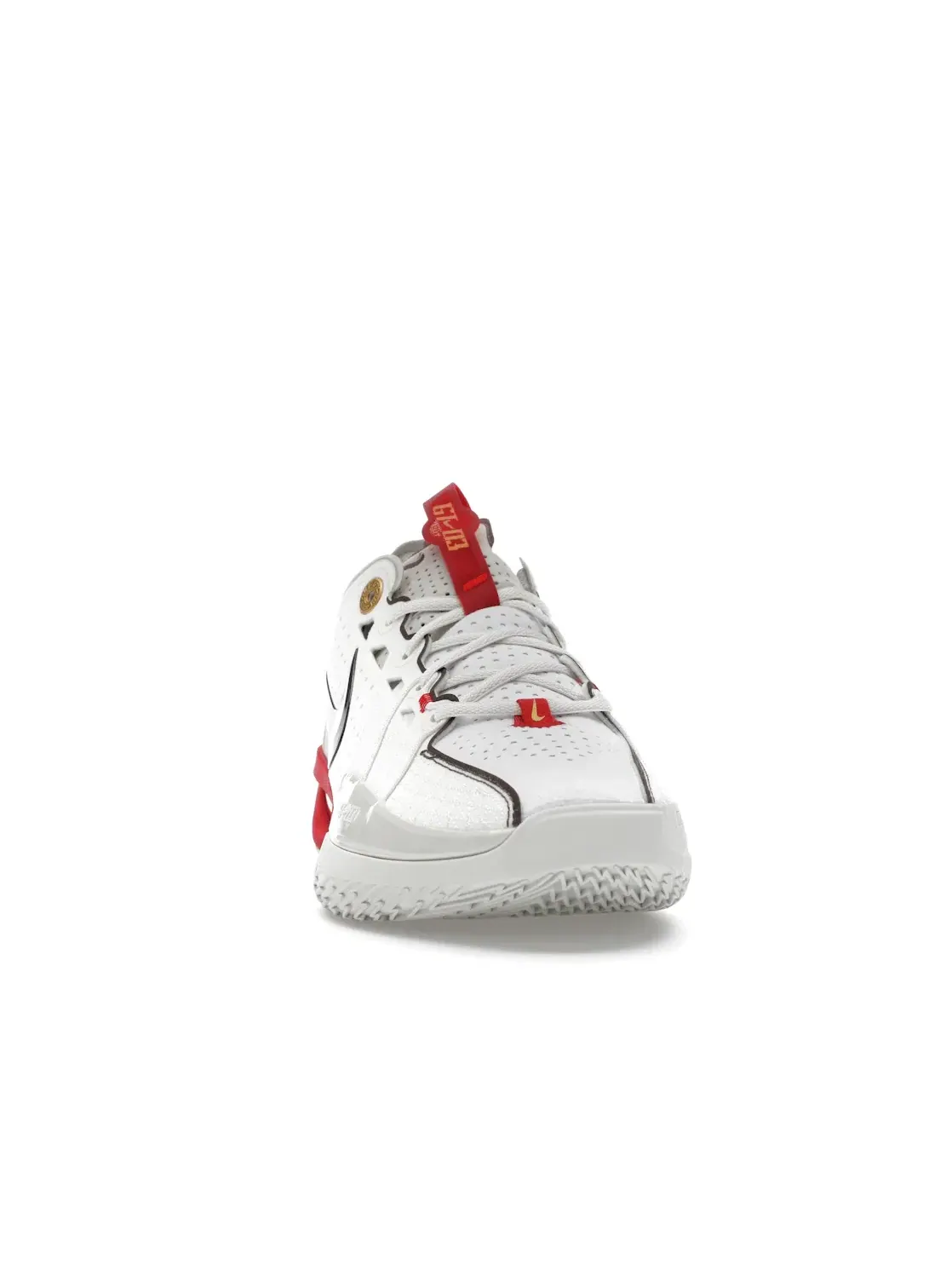 Мужские кроссовки для баскетбола Nike Air Zoom GT Cut 3 Year of the Snake — изображение 2 из 4, светлый хаки/красный