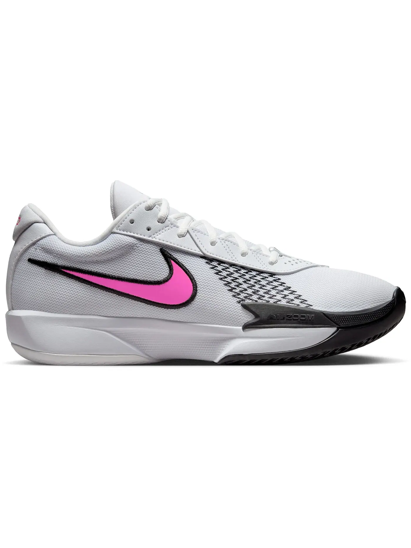 Мужские кроссовки для бега Nike Air Zoom GT Cut Academy — изображение 1 из 1, белый/черный/розовый