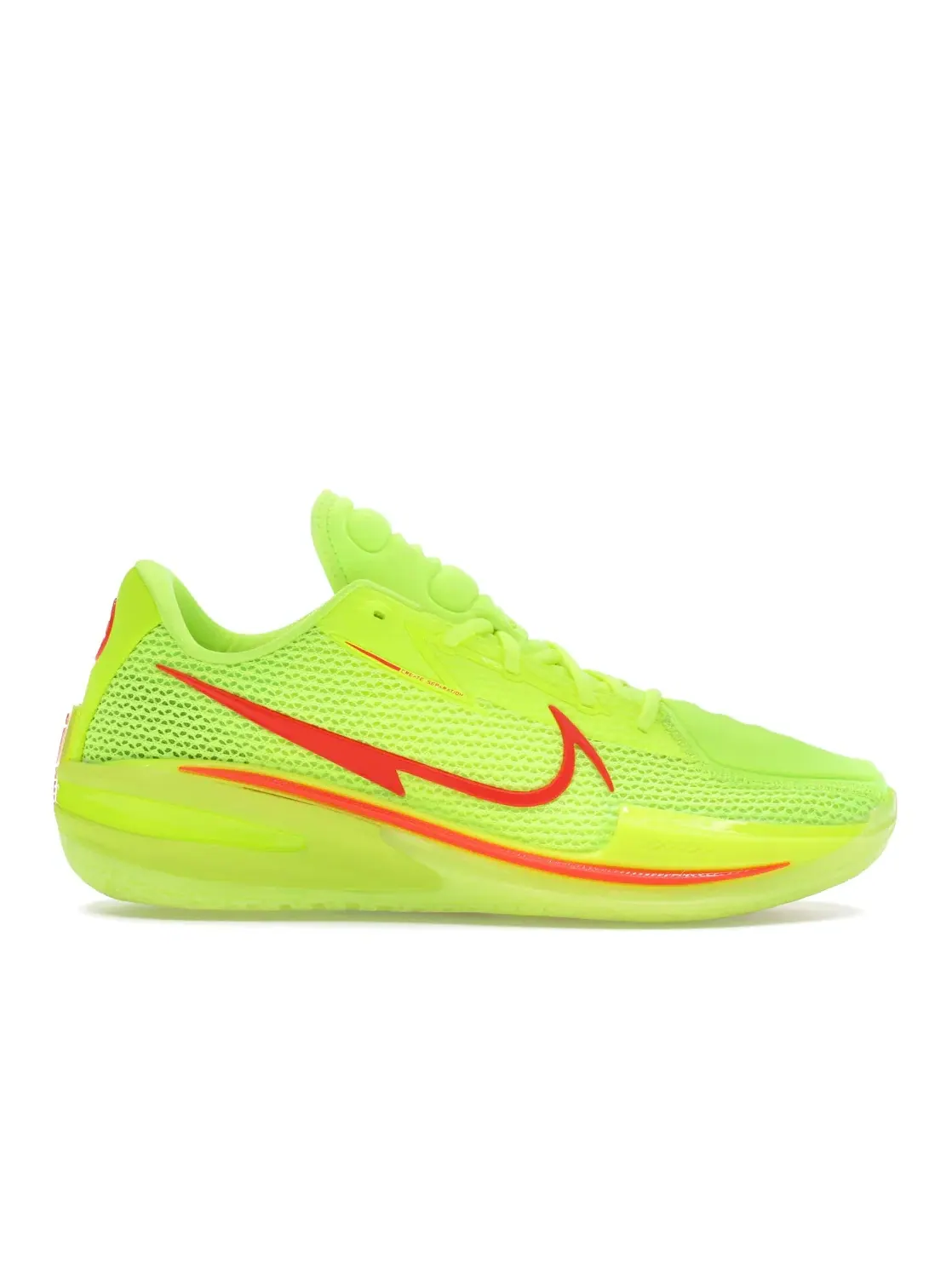 Мужские кроссовки для баскетбола с ярким дизайном Nike Air Zoom GT Cut Nike, Volt Bright Crimson — изображение 1 из 4