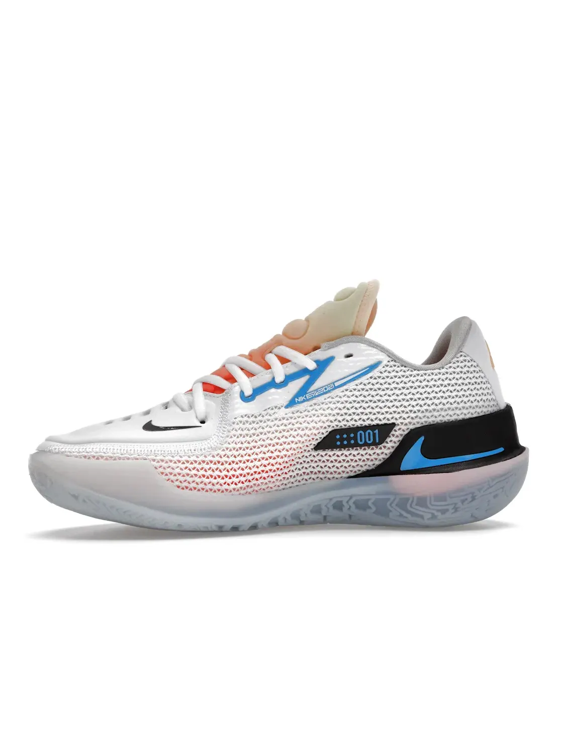 Мужские кроссовки с амортизацией Nike Air Zoom GT Cut — изображение 3 из 4, белый/черный-синий