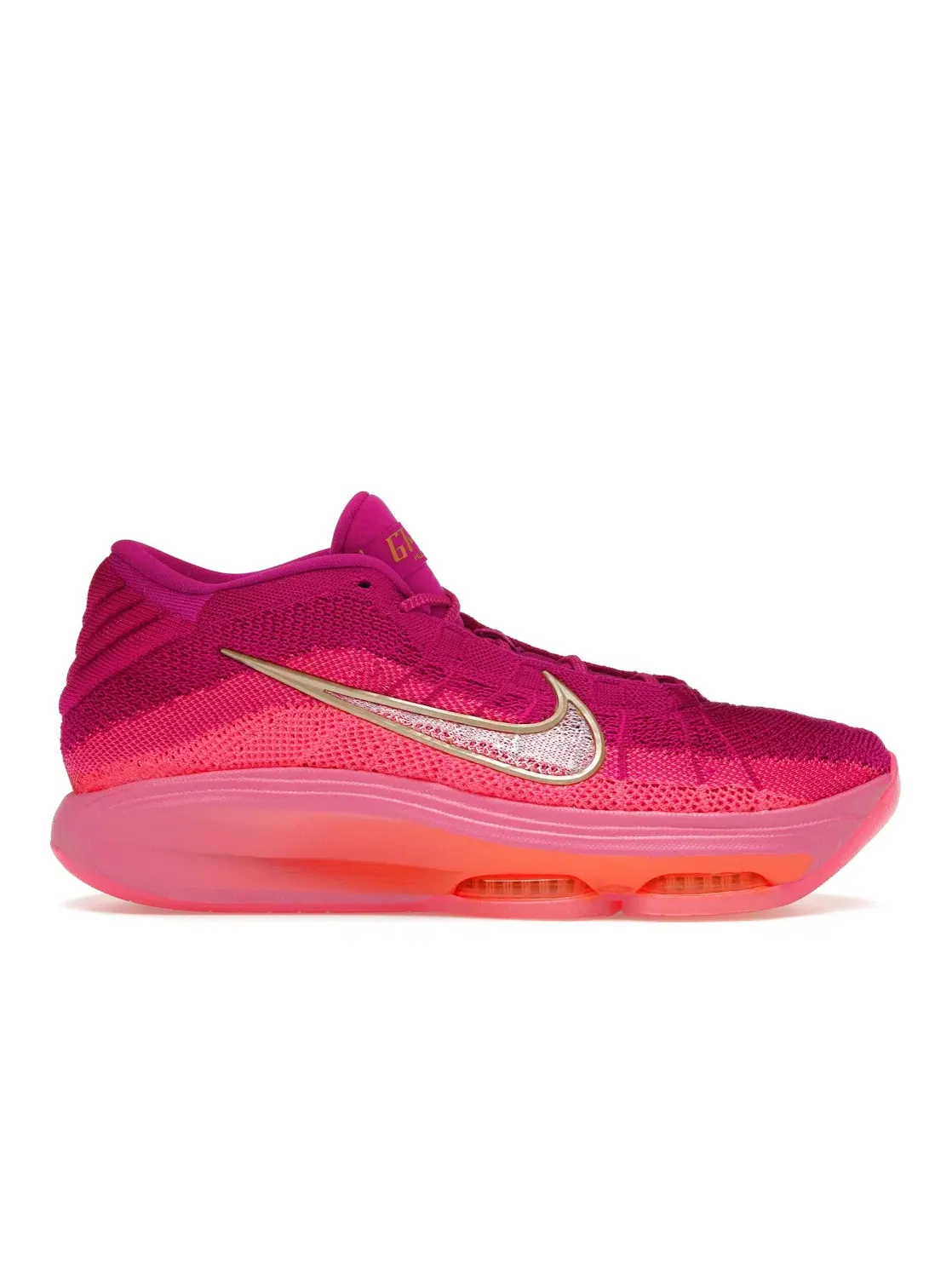Мужские кроссовки для баскетбола с амортизацией Air Zoom Nike Air Zoom GT Hustle 3 — изображение 1 из 4, розовый//оранжевый