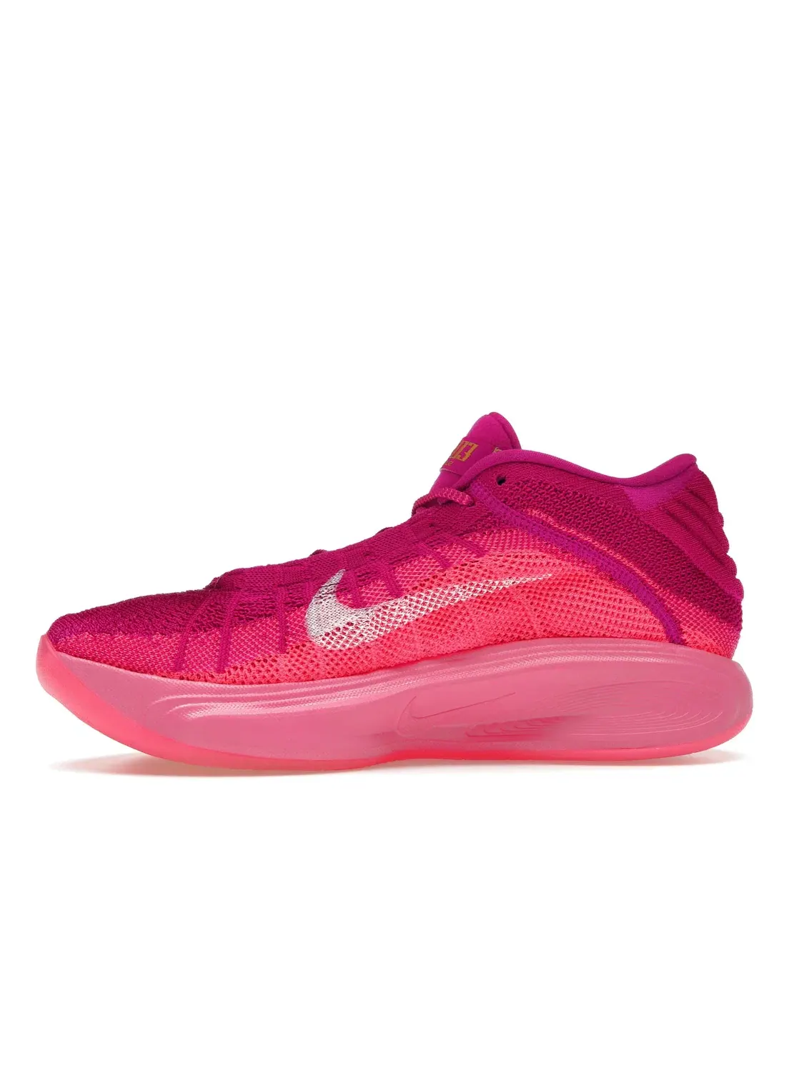 Мужские кроссовки для баскетбола с амортизацией Air Zoom Nike Air Zoom GT Hustle 3 — изображение 3 из 4, розовый//оранжевый