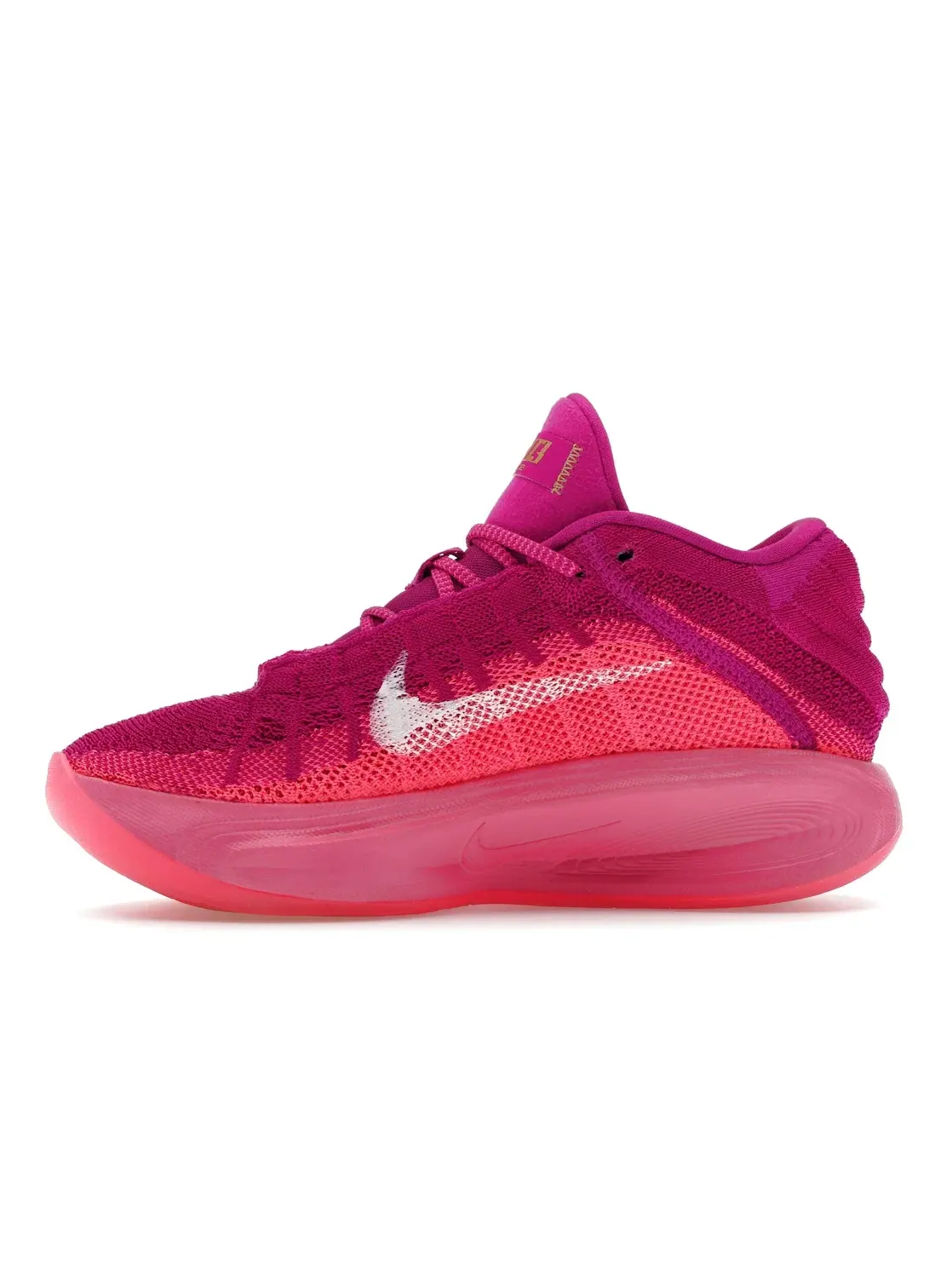 Женские кроссовки для бега Nike Air Zoom GT Hustle 3 Nike — изображение 3 из 4, розовый оранжевый