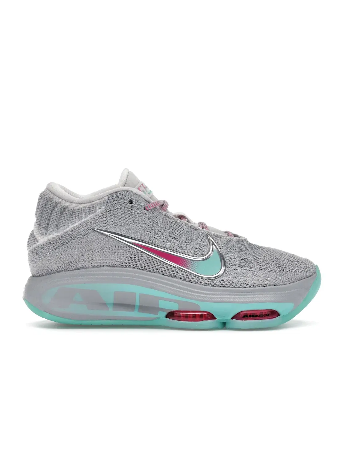 Мужские кроссовки для баскетбола Nike Air Zoom GT Hustle 3 Nike — изображение 1 из 4, серый/розовый/платиновый