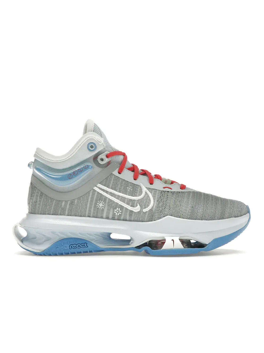Мужские кроссовки для баскетбола Nike Air Zoom GT Jump 2 — изображение 1 из 4, серый/синий/синий/белый