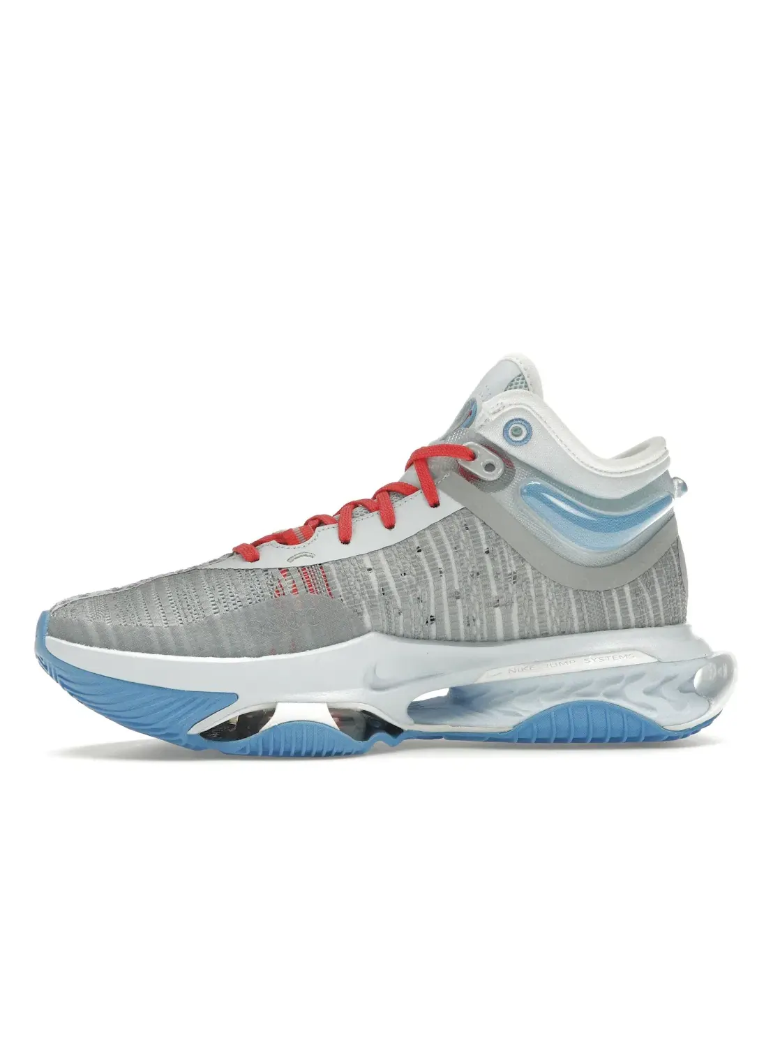 Мужские кроссовки для баскетбола Nike Air Zoom GT Jump 2 — изображение 3 из 4, серый/синий/синий/белый