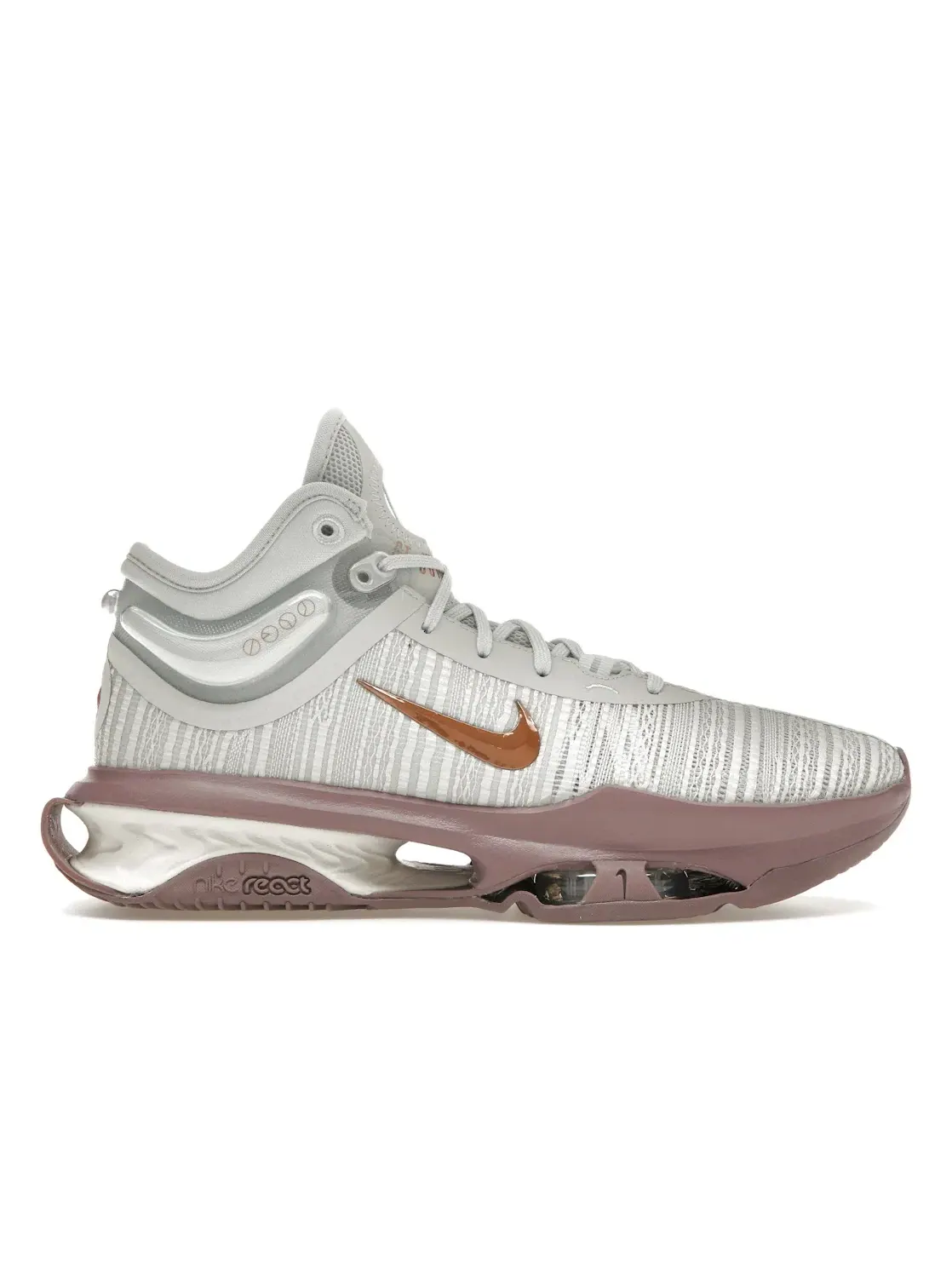 Мужские кроссовки для баскетбола Nike Air Zoom GT Jump 2 Nike — изображение 1 из 4, металлик красный/-серый