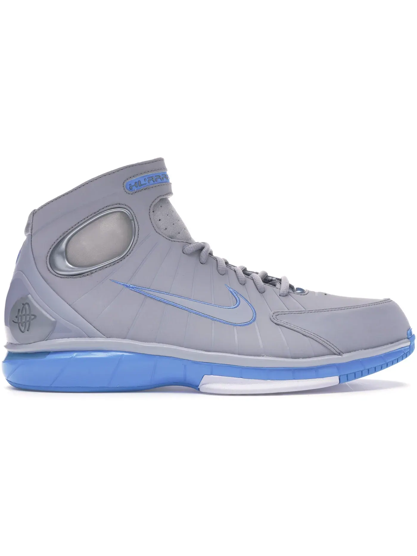 Мужские кроссовки для баскетбола Nike Air Zoom Huarache 2K4 — изображение 1 из 1, серый/серый-синий-белый