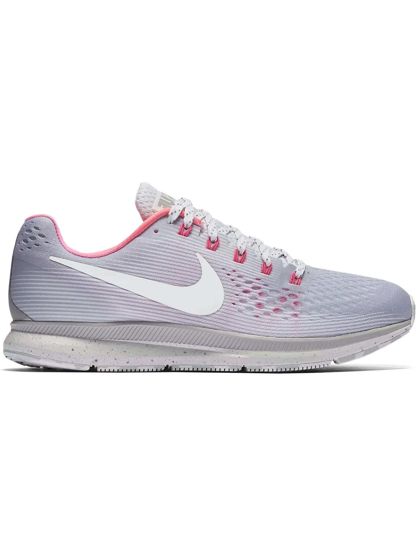 Мужские кроссовки для бега Nike Air Zoom Pegasus 34 Nike — изображение 1 из 1, платиновый/белый-розовый
