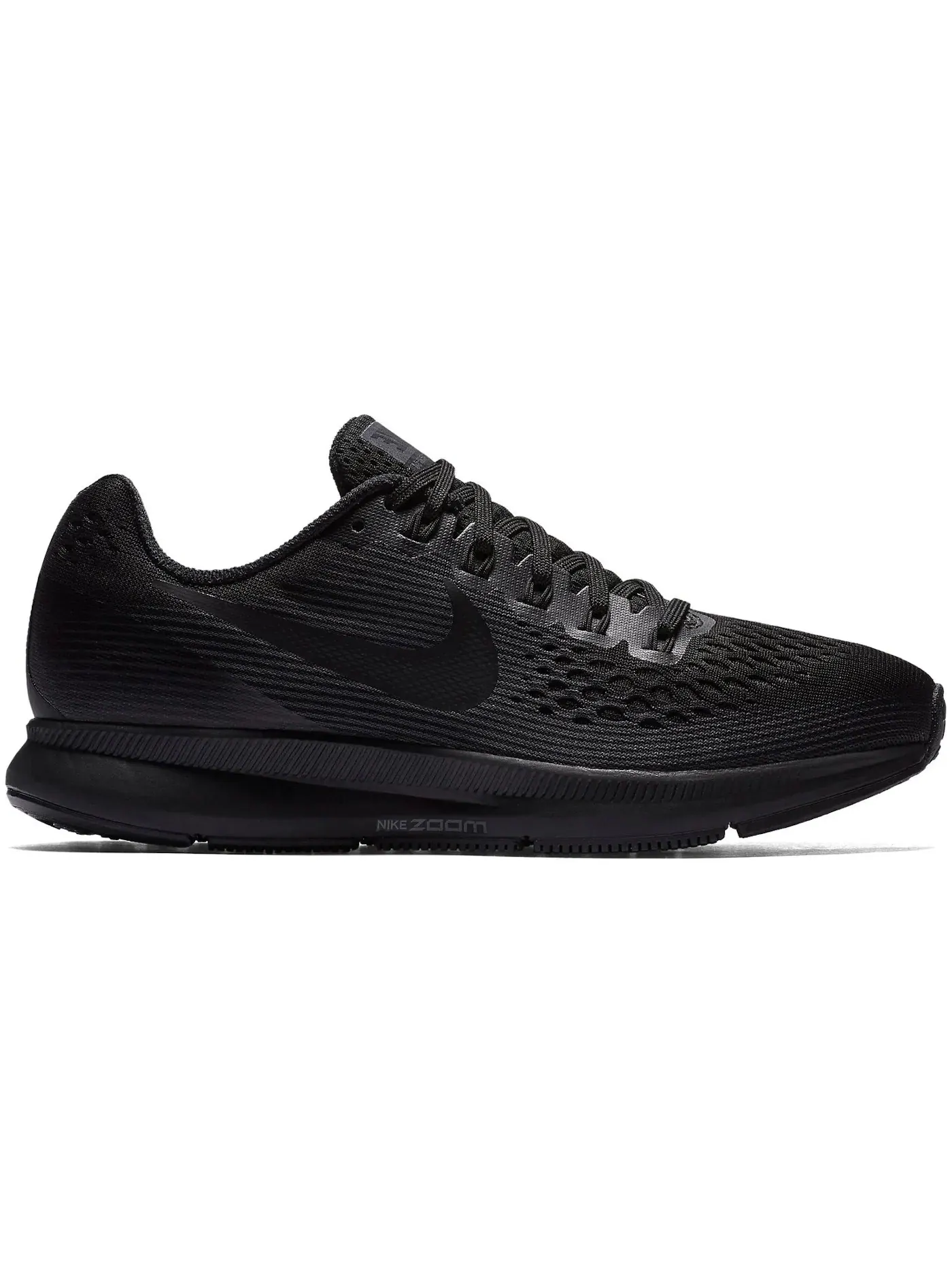 Женские кроссовки с амортизацией Nike Air Zoom Pegasus 34 Nike — изображение 1 из 1, черный/темный серый