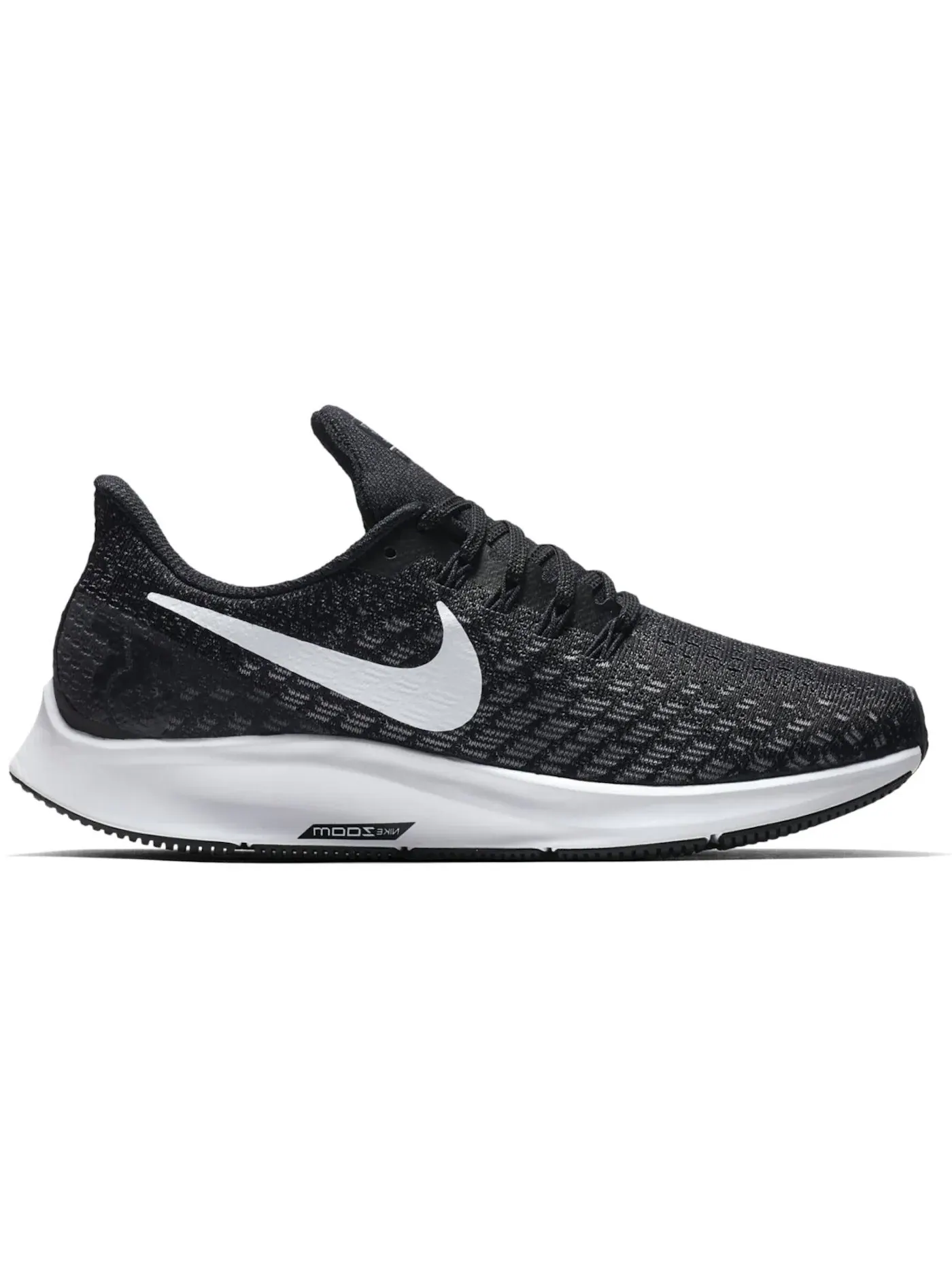 Женские кроссовки с амортизацией Nike Air Zoom Pegasus 35 — изображение 1 из 1, черный/белый--серый