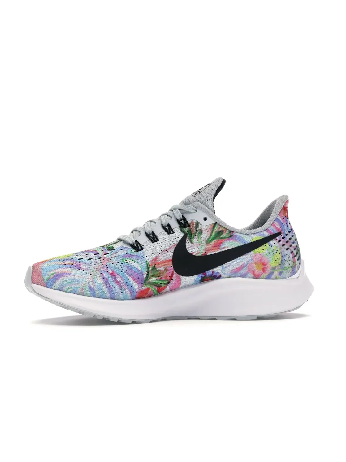 Женские кроссовки для бега Nike Air Zoom Pegasus 35 — изображение 3 из 4, платиновый/черный-белый