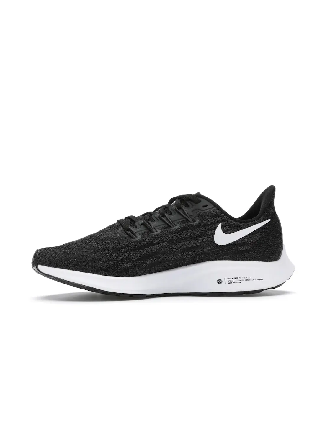 Женские кроссовки для бега Nike Air Zoom Pegasus 36 — изображение 3 из 4, черный/белый-серый