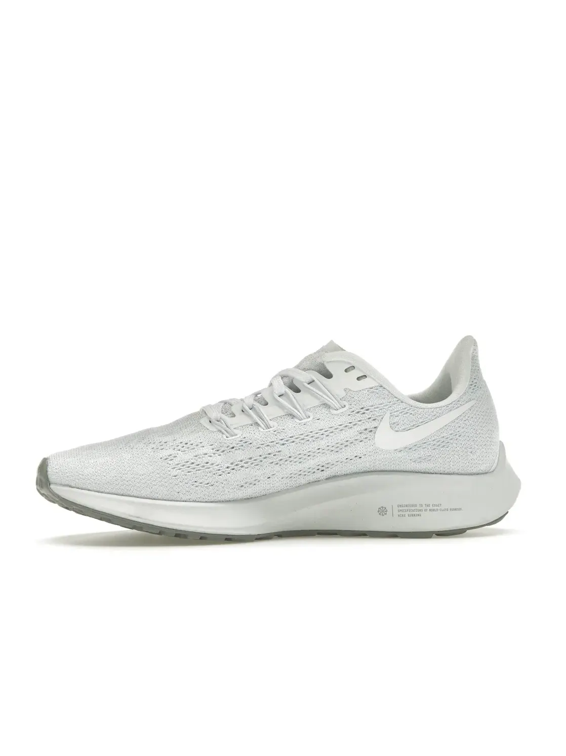 Женские кроссовки для бега Nike Air Zoom Pegasus 36 — изображение 3 из 4, белый/белый/синий