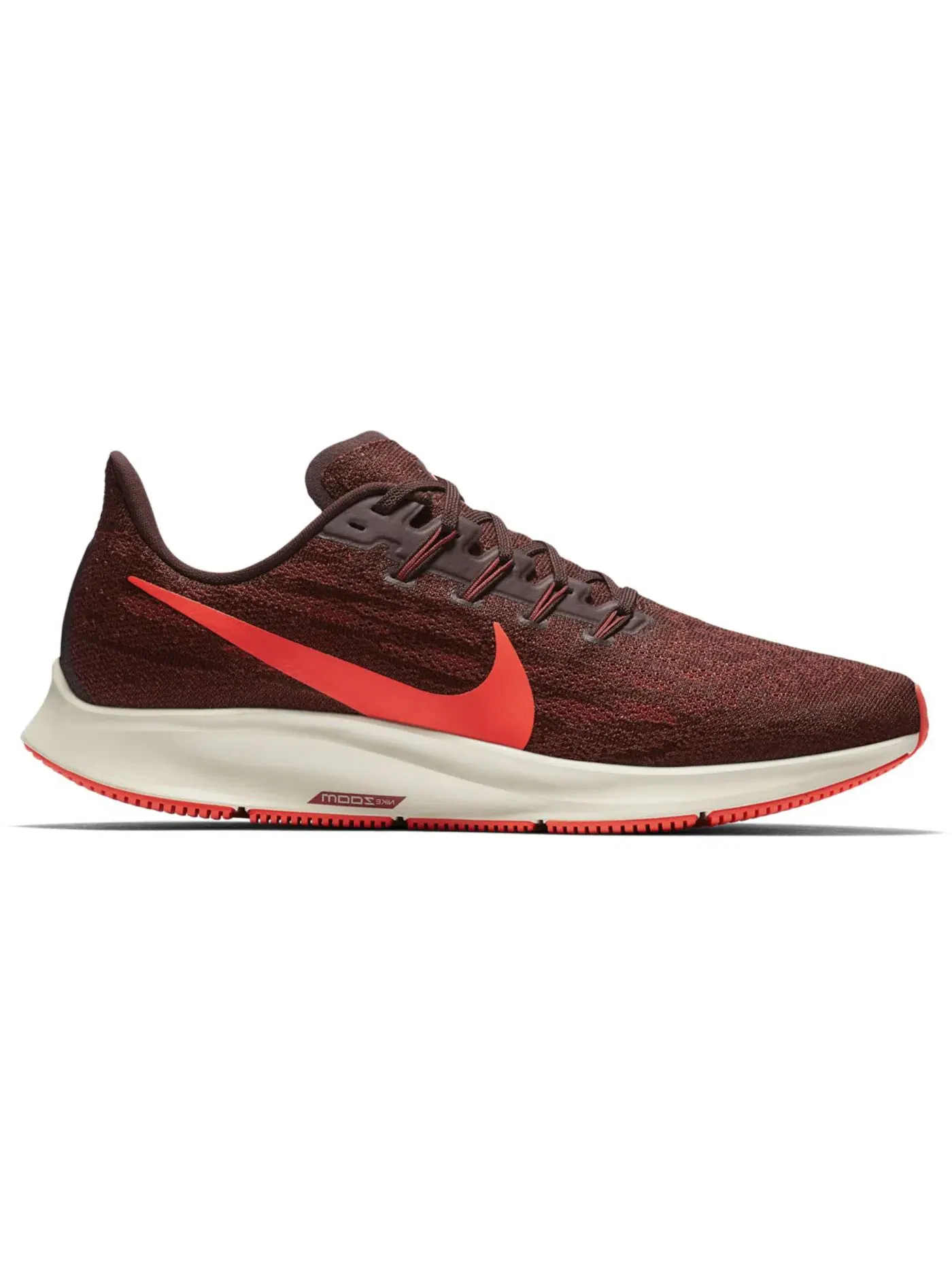 Мужские кроссовки для бега с сетчатым верхом Nike Air Zoom Pegasus 36 Nike, Mahogany/Bright Crimson-Cedar