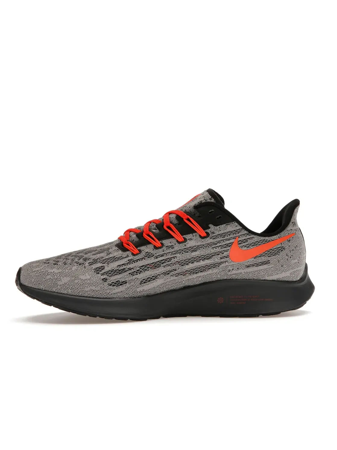 Мужские кроссовки для бега Nike Air Zoom Pegasus 36 Nike — изображение 3 из 4, серый/черный-оранжевый