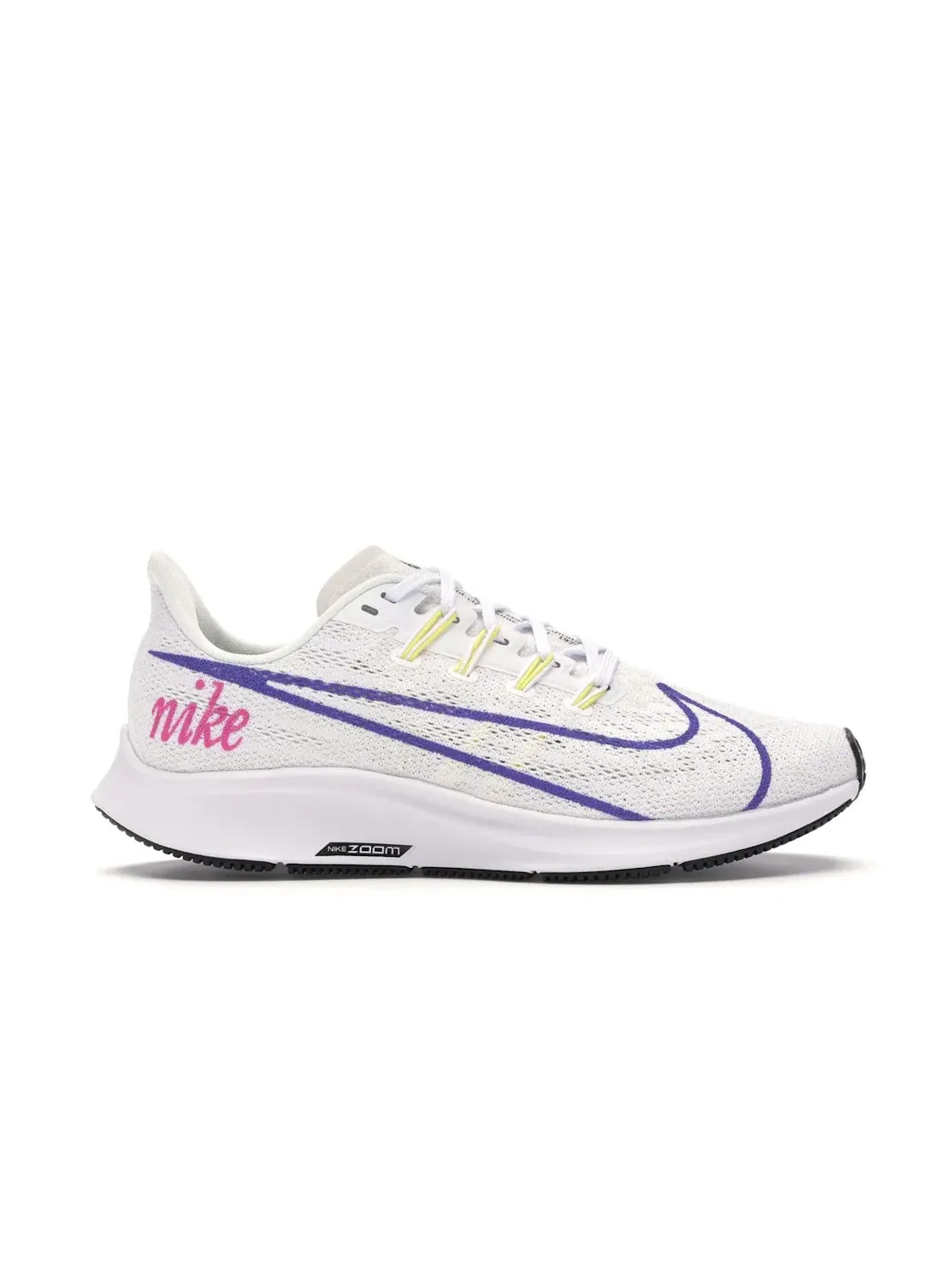 Женские кроссовки для бега Nike Air Zoom Pegasus 36 — изображение 1 из 4, белый/белый--фиолетовый