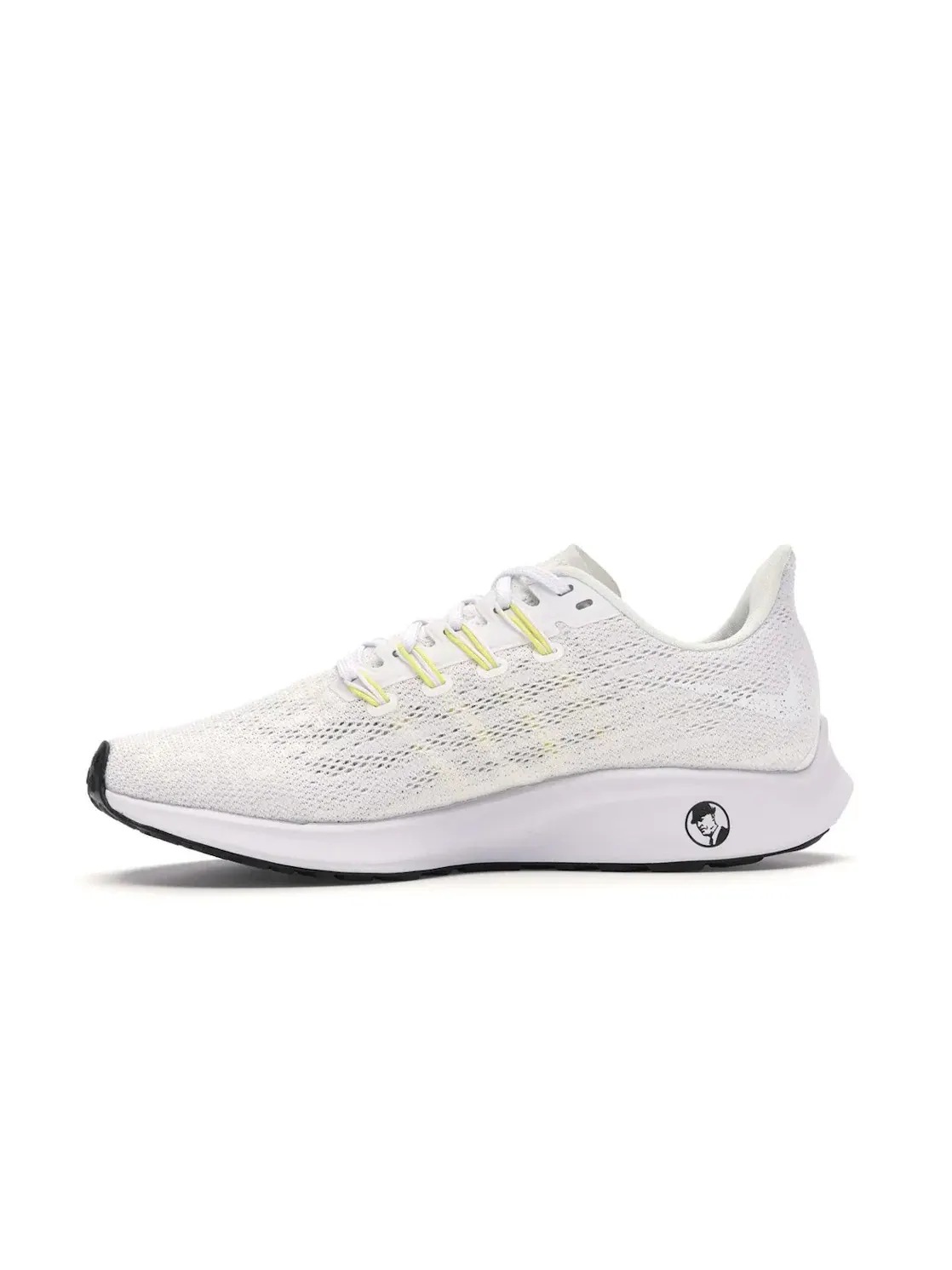 Женские кроссовки для бега Nike Air Zoom Pegasus 36 — изображение 3 из 4, белый/белый--фиолетовый