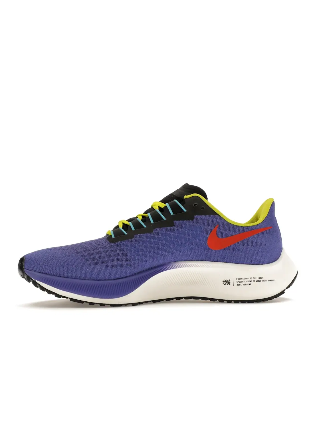 Мужские кроссовки с амортизацией Air Zoom Pegasus 37 A.I.R Chaz Bear Nike — изображение 3 из 4, фиолетовый черный яркий