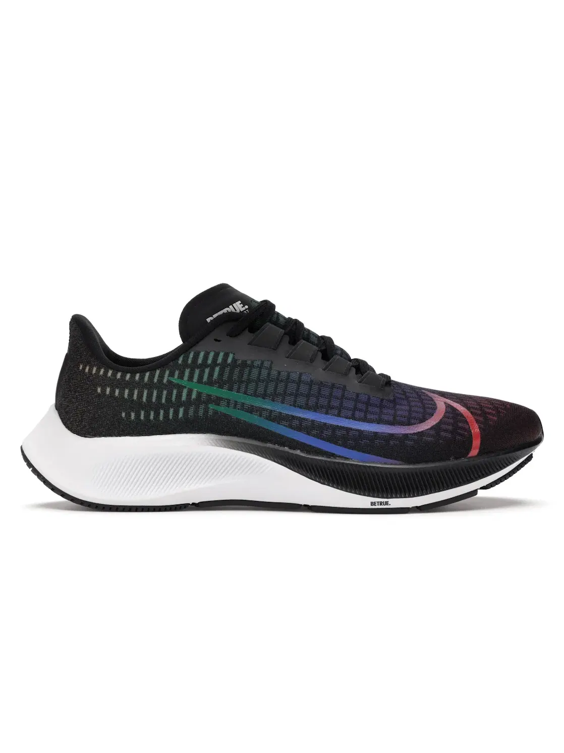 Мужские кроссовки для бега с амортизацией Nike Air Zoom Pegasus 37 Betrue Nike — изображение 1 из 4, черный/мульти--белый