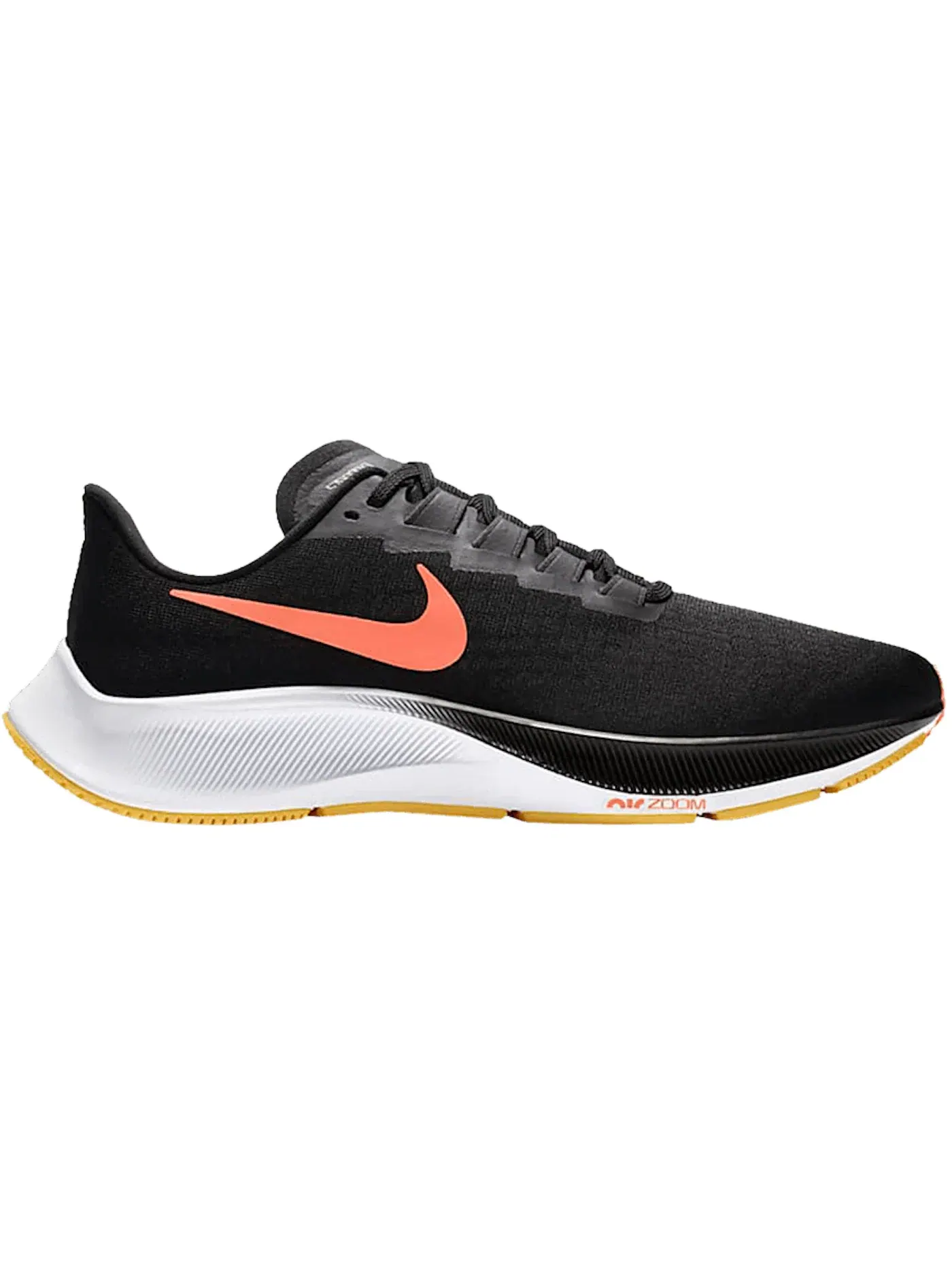 Мужские кроссовки для бега Nike Air Zoom Pegasus 37 Nike — изображение 1 из 1, черный//белый/яркий