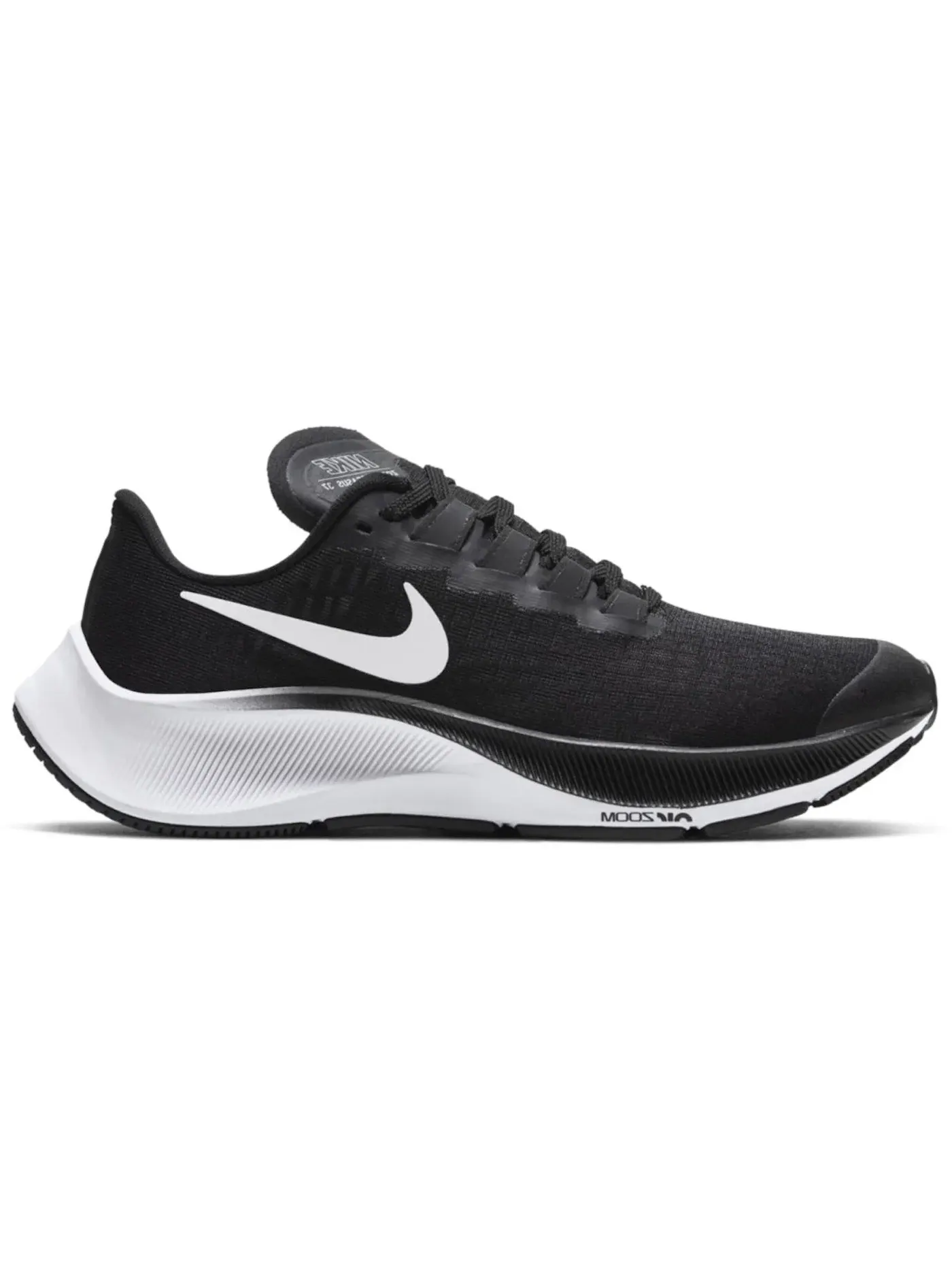 Детские кроссовки для бега с амортизацией Nike Air Zoom Pegasus 37 Nike — изображение 1 из 1, черный/белый