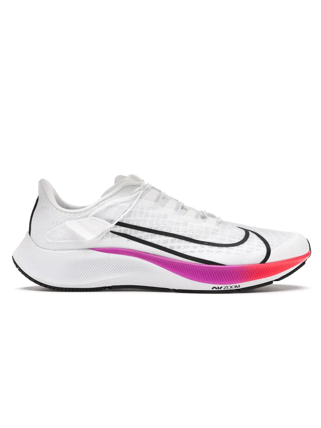 Мужские кроссовки с системой FlyEase Nike Air Zoom Pegasus 37 Nike — изображение 1 из 4, белый/фиолетовый