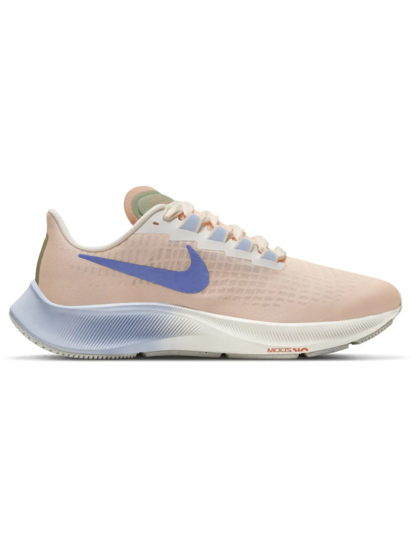 Женские кроссовки для бега с амортизацией Nike Air Zoom Pegasus 37 — изображение 1 из 1, синий/оранжевый//зеленый
