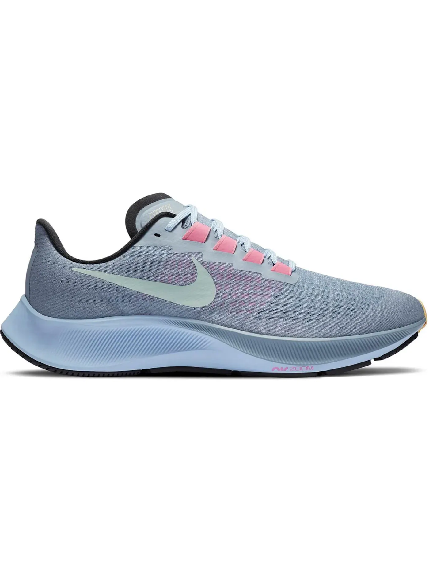 Мужские кроссовки с амортизацией Nike Air Zoom Pegasus 37 — изображение 1 из 1, черный-розовый-синий