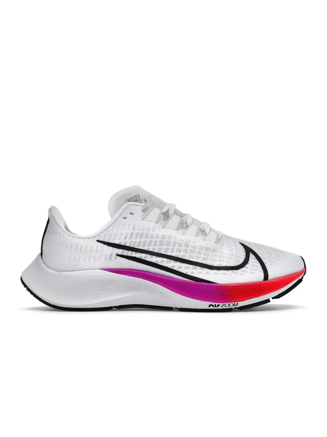 Мужские кроссовки беговые Nike Air Zoom Pegasus 37 Nike — изображение 1 из 4, белый/фиолетовый