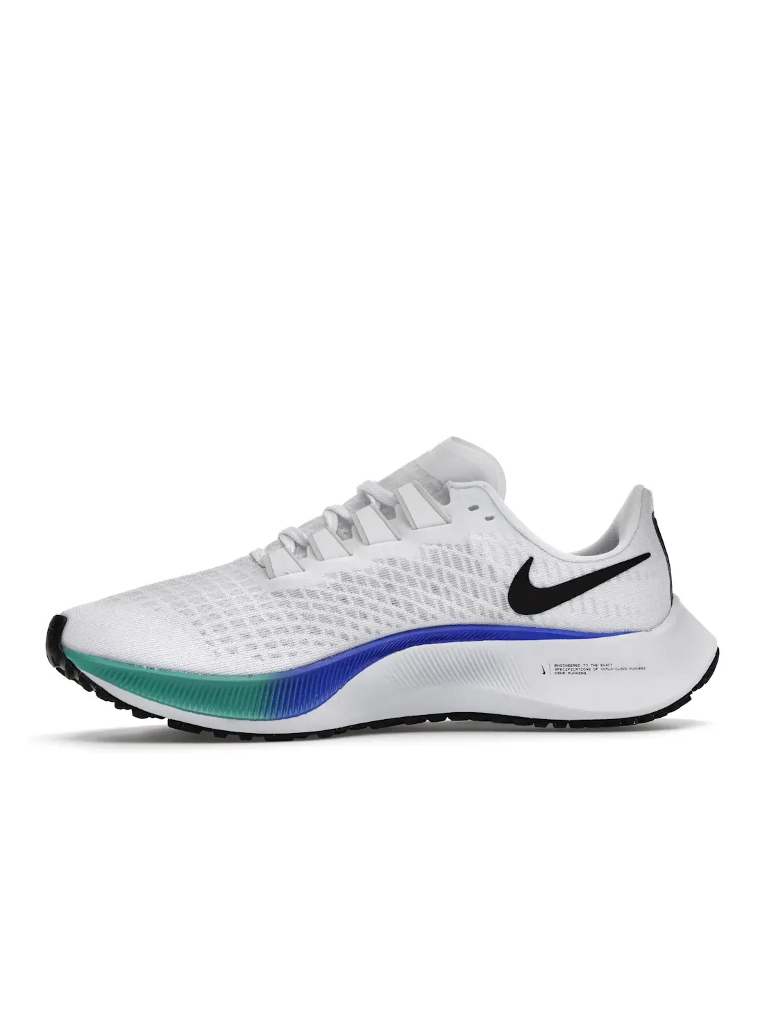 Мужские кроссовки беговые Nike Air Zoom Pegasus 37 Nike — изображение 3 из 4, белый/фиолетовый