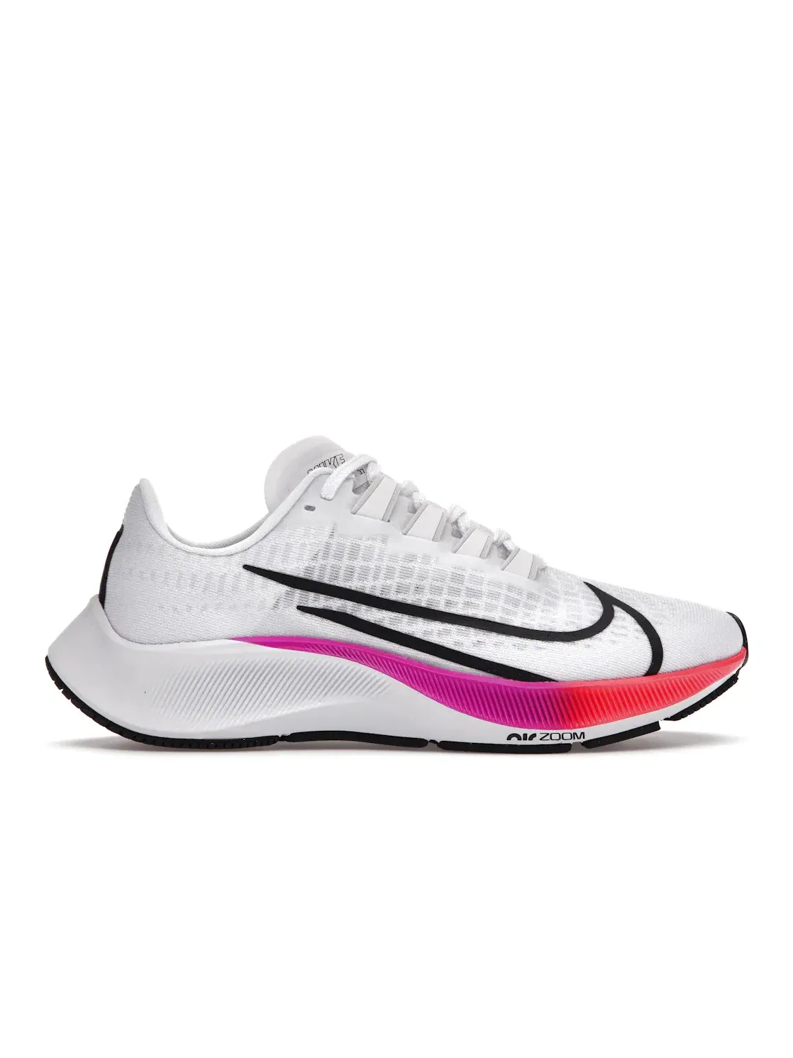 Женские кроссовки для бега с амортизацией Nike Air Zoom Pegasus 37 — изображение 1 из 4, белый/фиолетовый